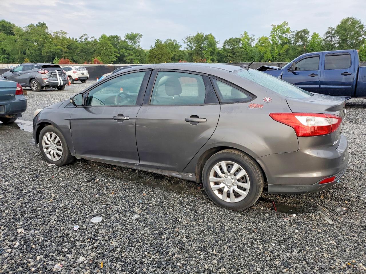 2013 Ford Focus S Gray vin: 1FADP3E24DL206702