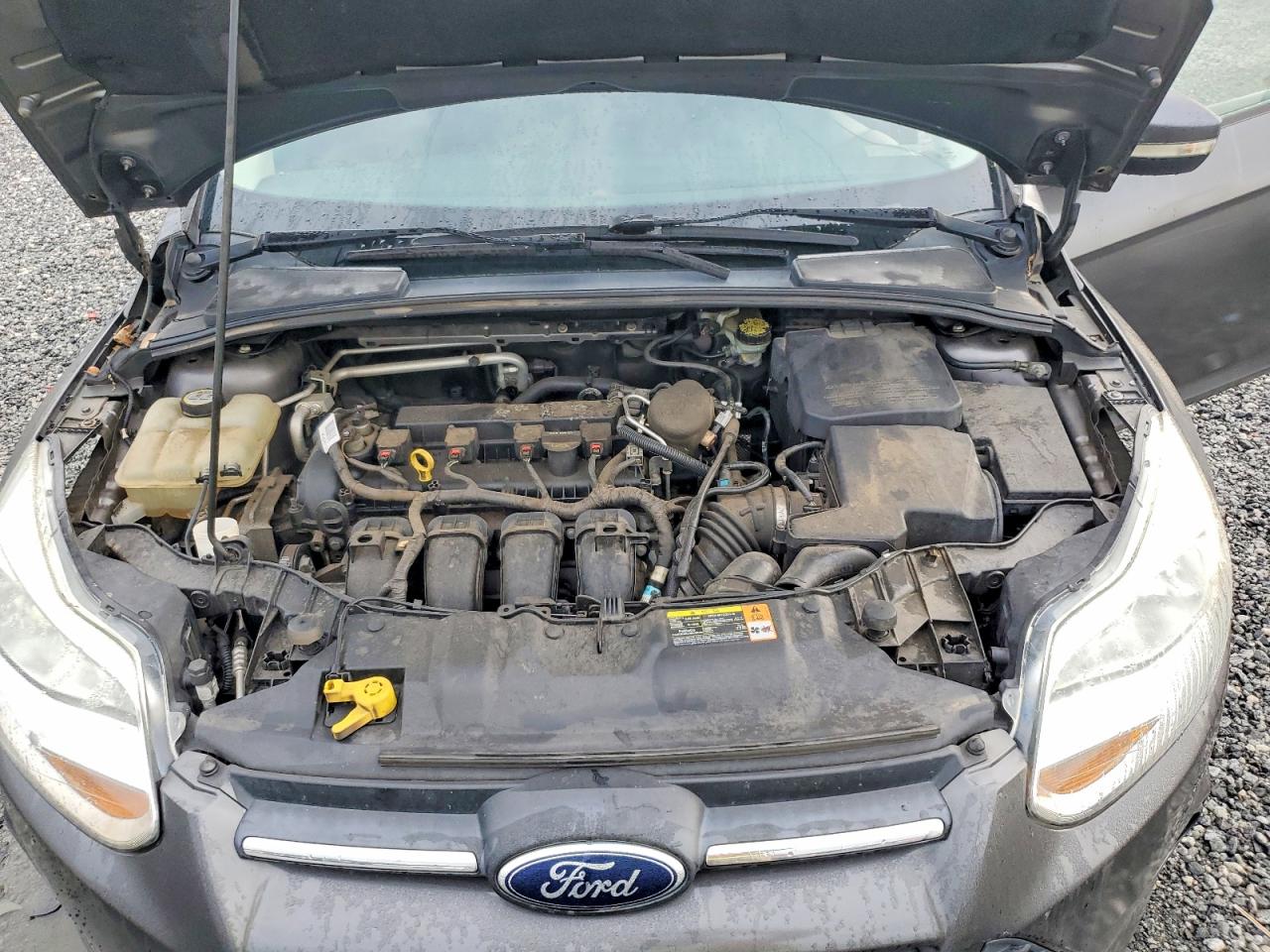 2013 Ford Focus S Gray vin: 1FADP3E24DL206702