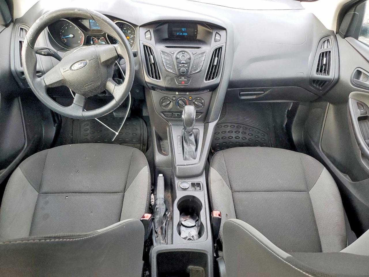 2013 Ford Focus S Gray vin: 1FADP3E24DL206702