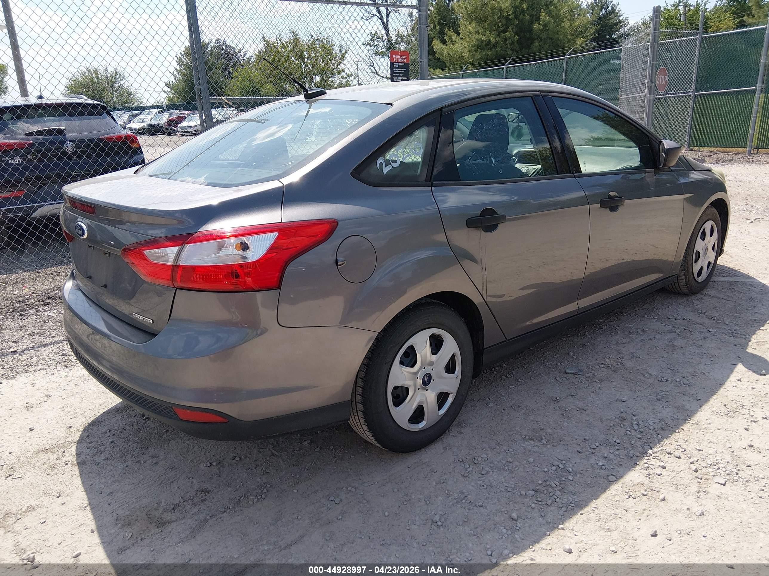 2013 Ford Focus S Gray vin: 1FADP3E24DL208871