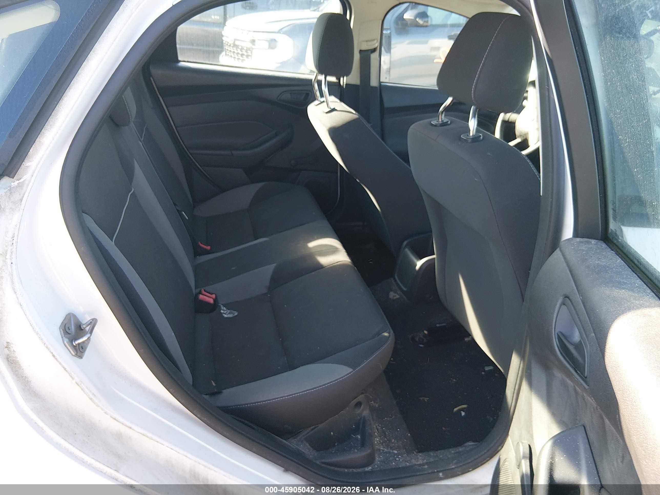 2013 Ford Focus S White vin: 1FADP3E24DL240459