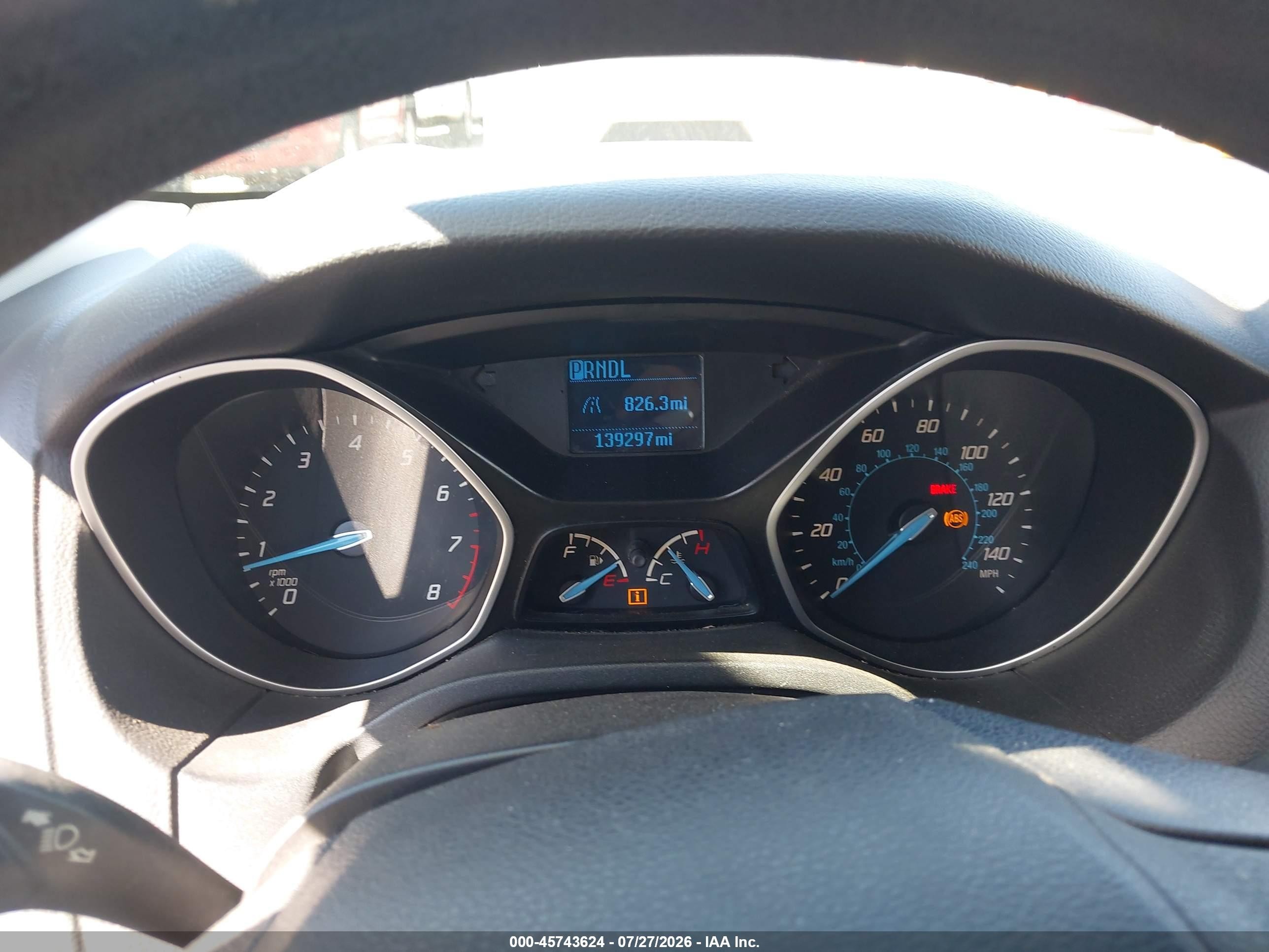 2014 Ford Focus S White vin: 1FADP3E24EL287394