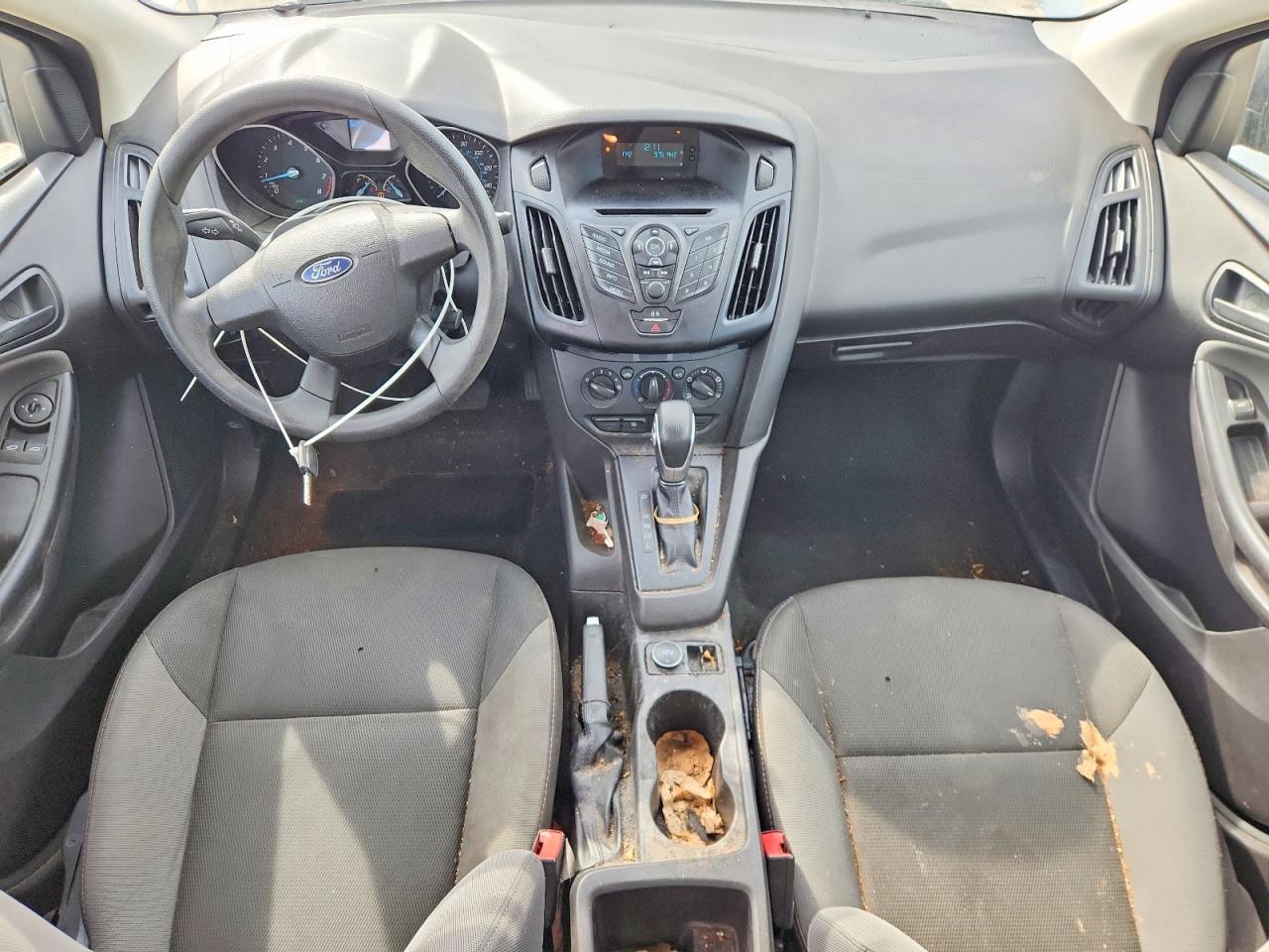 2014 Ford Focus S White vin: 1FADP3E24EL295852