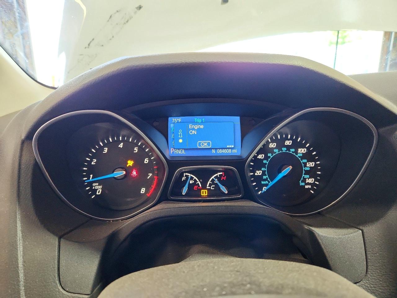 2014 Ford Focus S White vin: 1FADP3E24EL354222