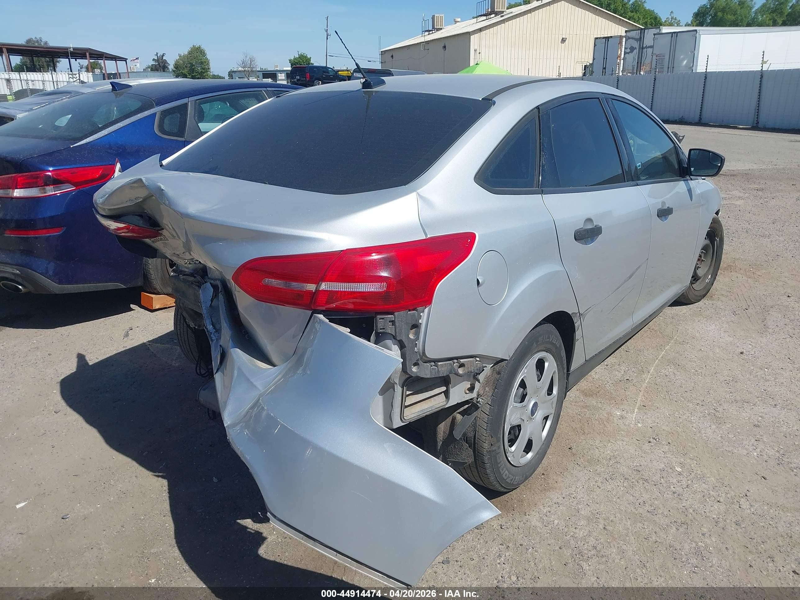 2015 Ford Focus S Silver vin: 1FADP3E24FL314854
