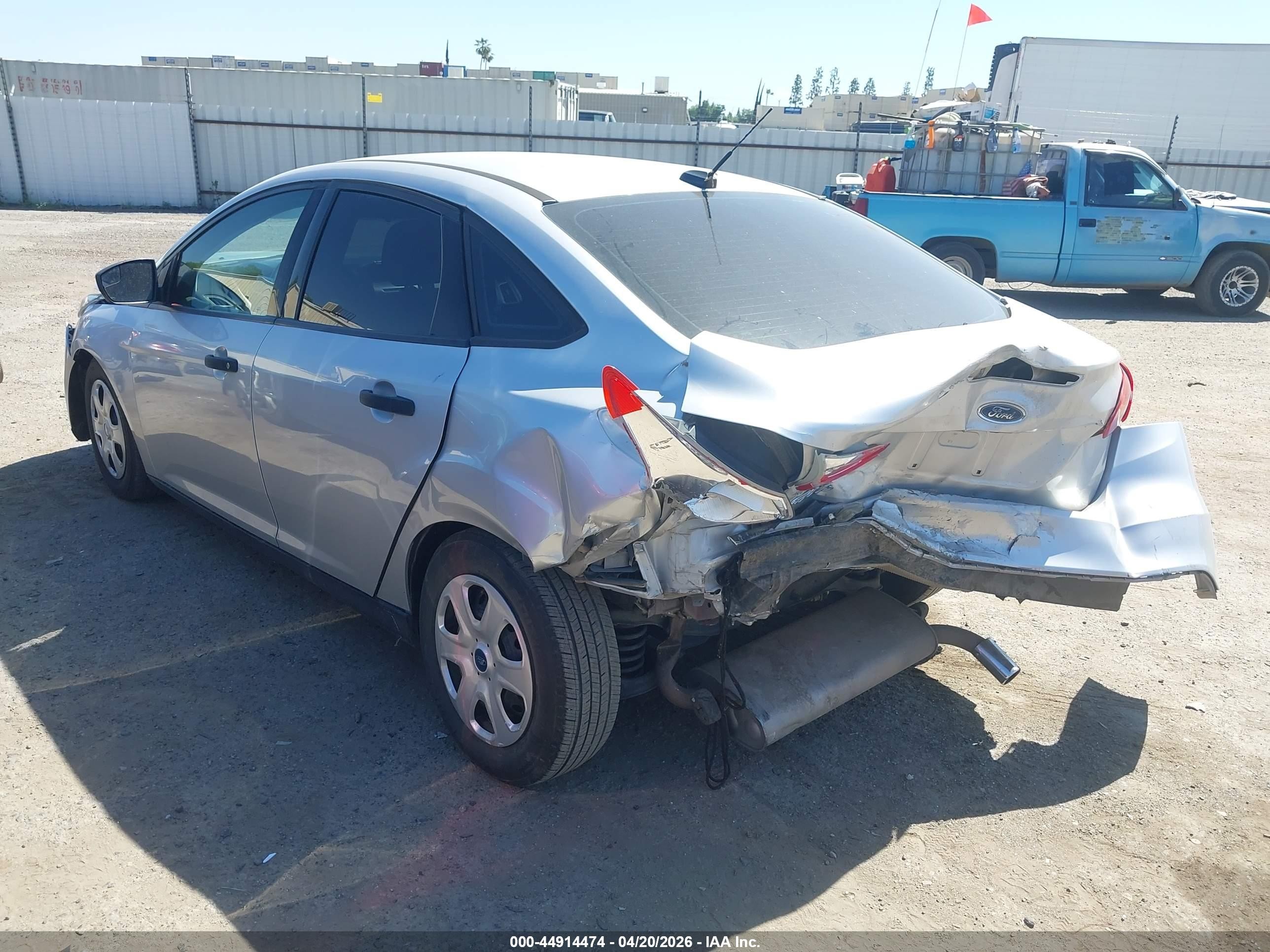 2015 Ford Focus S Silver vin: 1FADP3E24FL314854