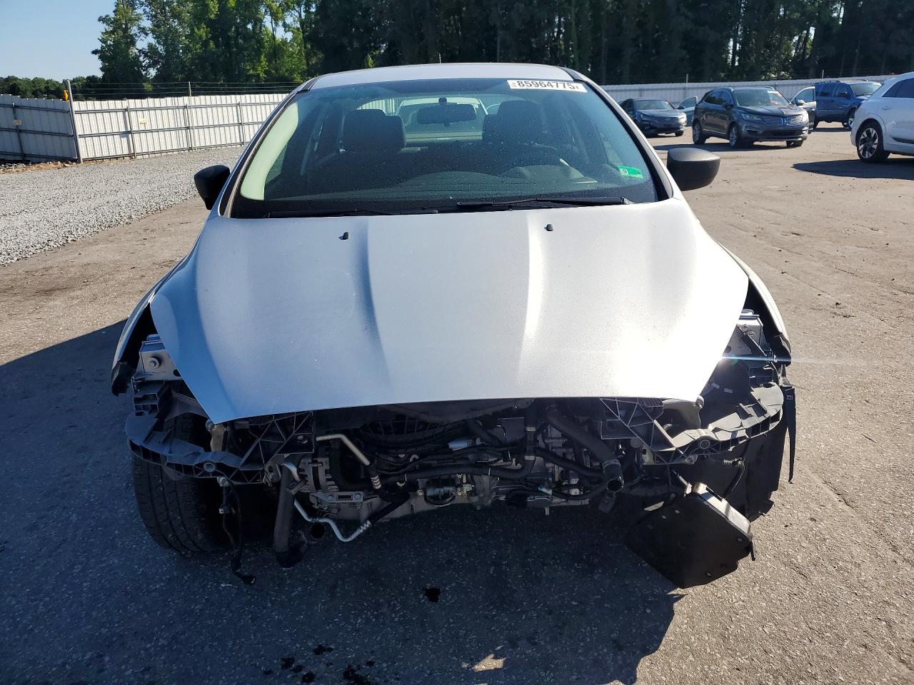 2018 Ford Focus S Silver vin: 1FADP3E24JL202435