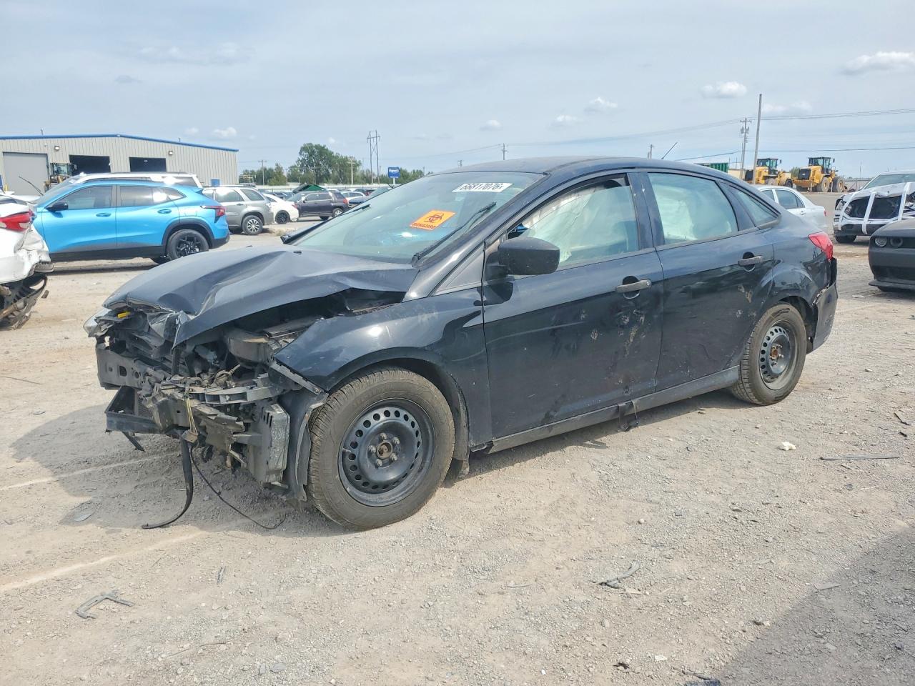 2018 Ford Focus S Black vin: 1FADP3E24JL209739
