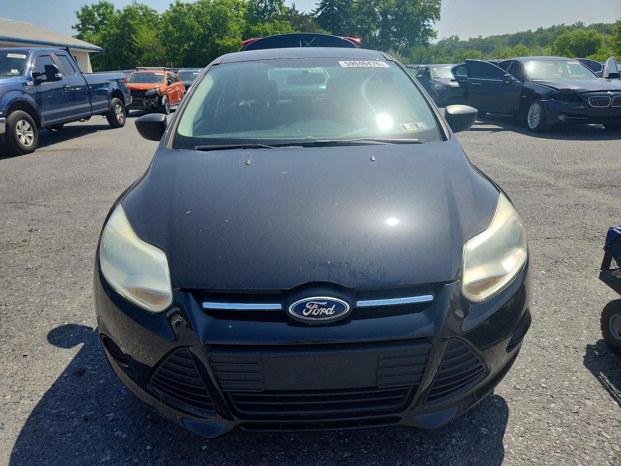 2013 Ford Focus S Black vin: 1FADP3E25DL206823