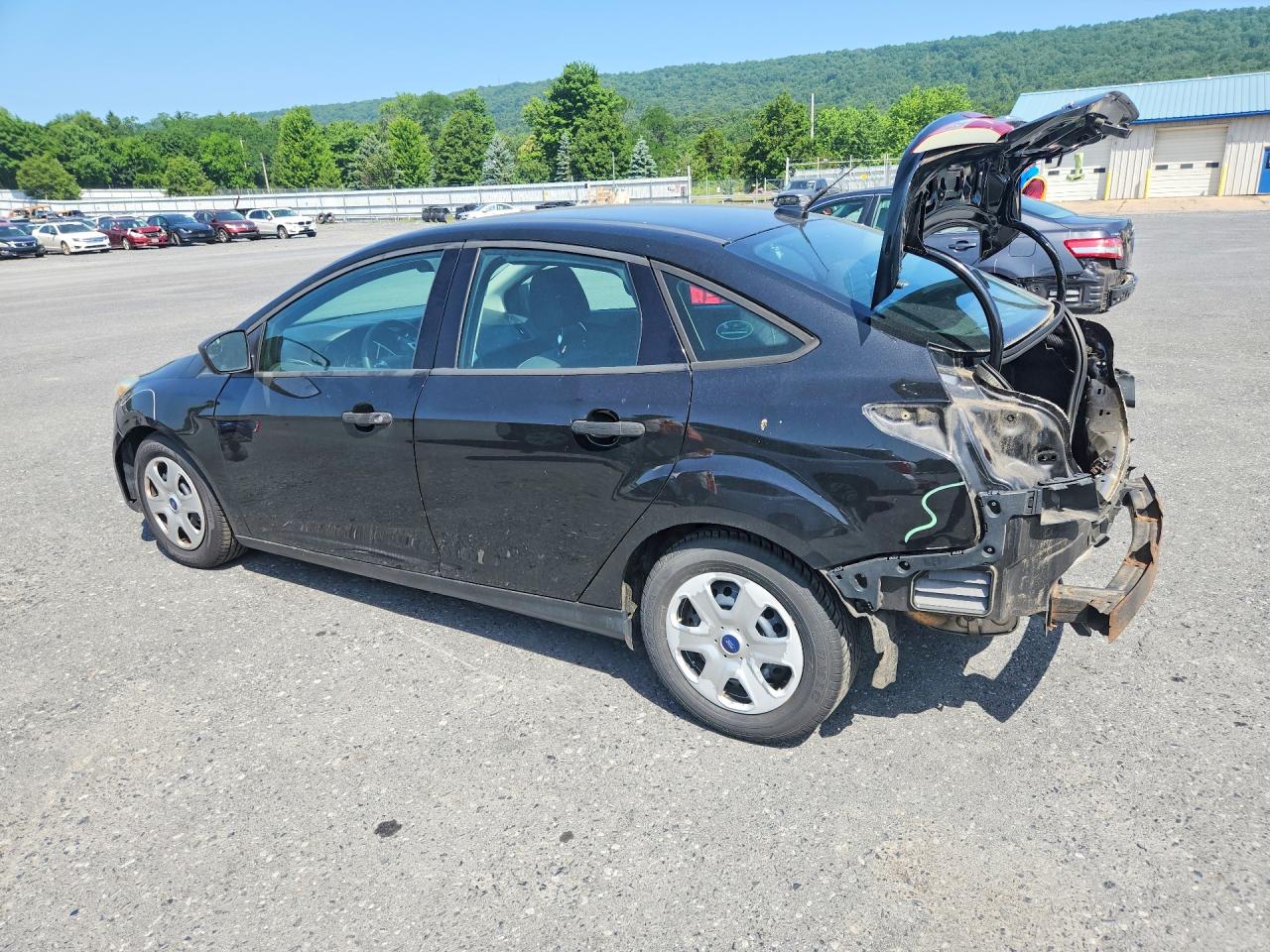 2013 Ford Focus S Black vin: 1FADP3E25DL206823
