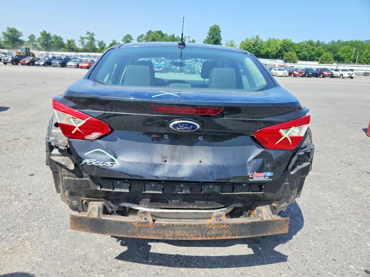 2013 Ford Focus S Black vin: 1FADP3E25DL206823