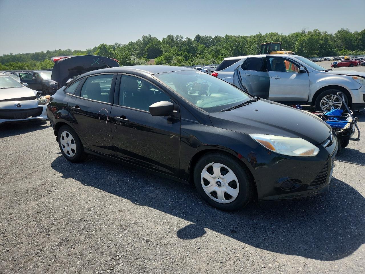 2013 Ford Focus S Black vin: 1FADP3E25DL206823