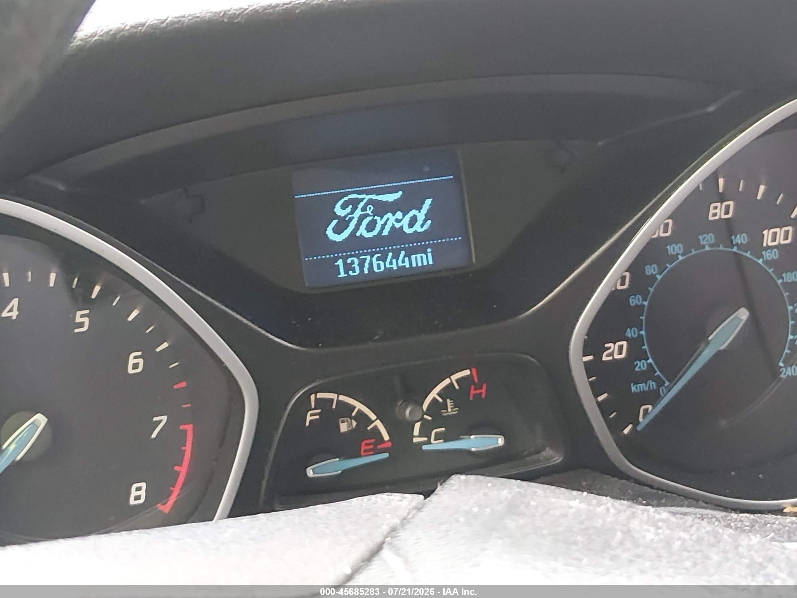 2013 Ford Focus S Серый vin: 1FADP3E25DL272286