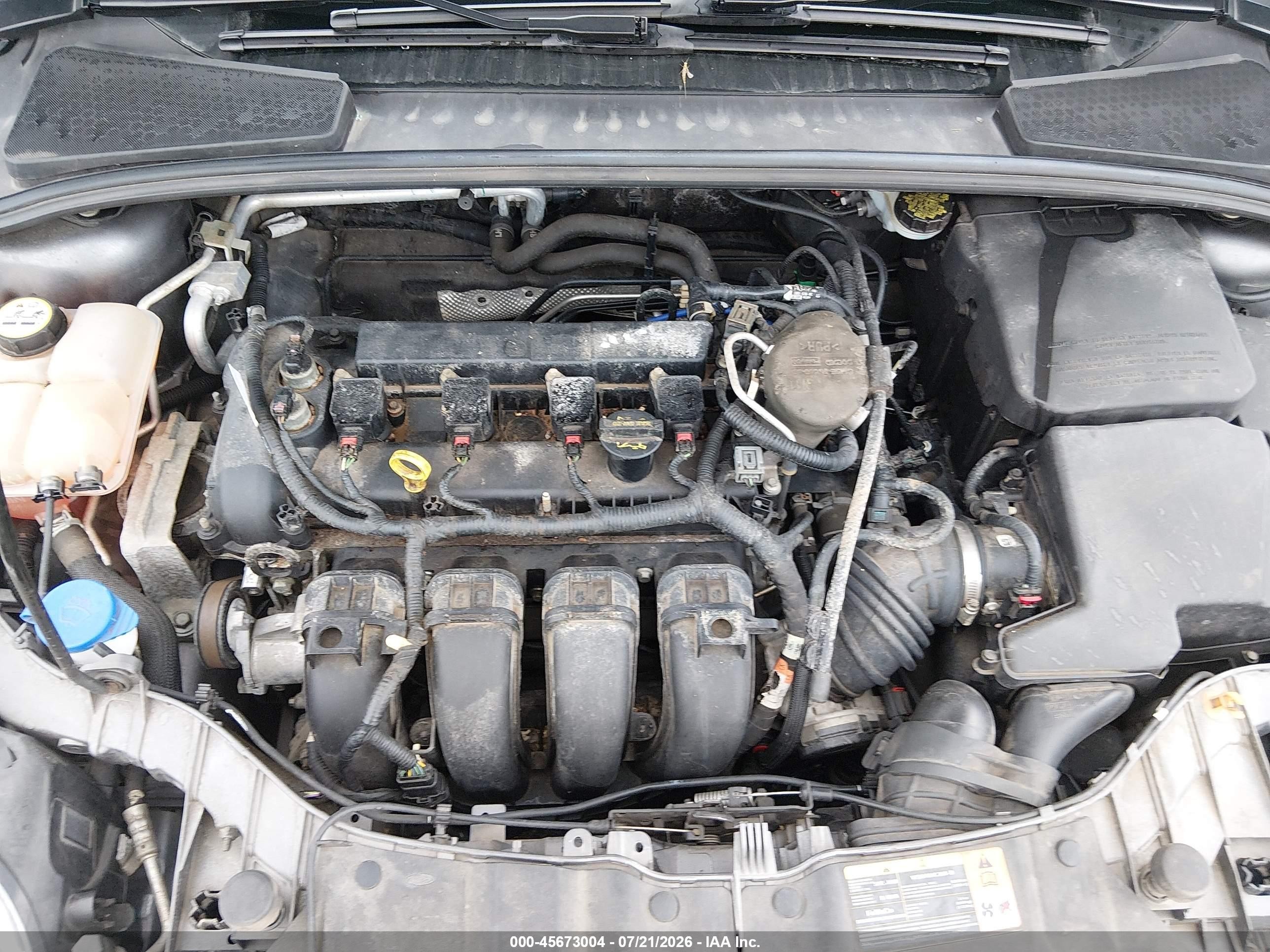 2013 Ford Focus S Gray vin: 1FADP3E25DL288164