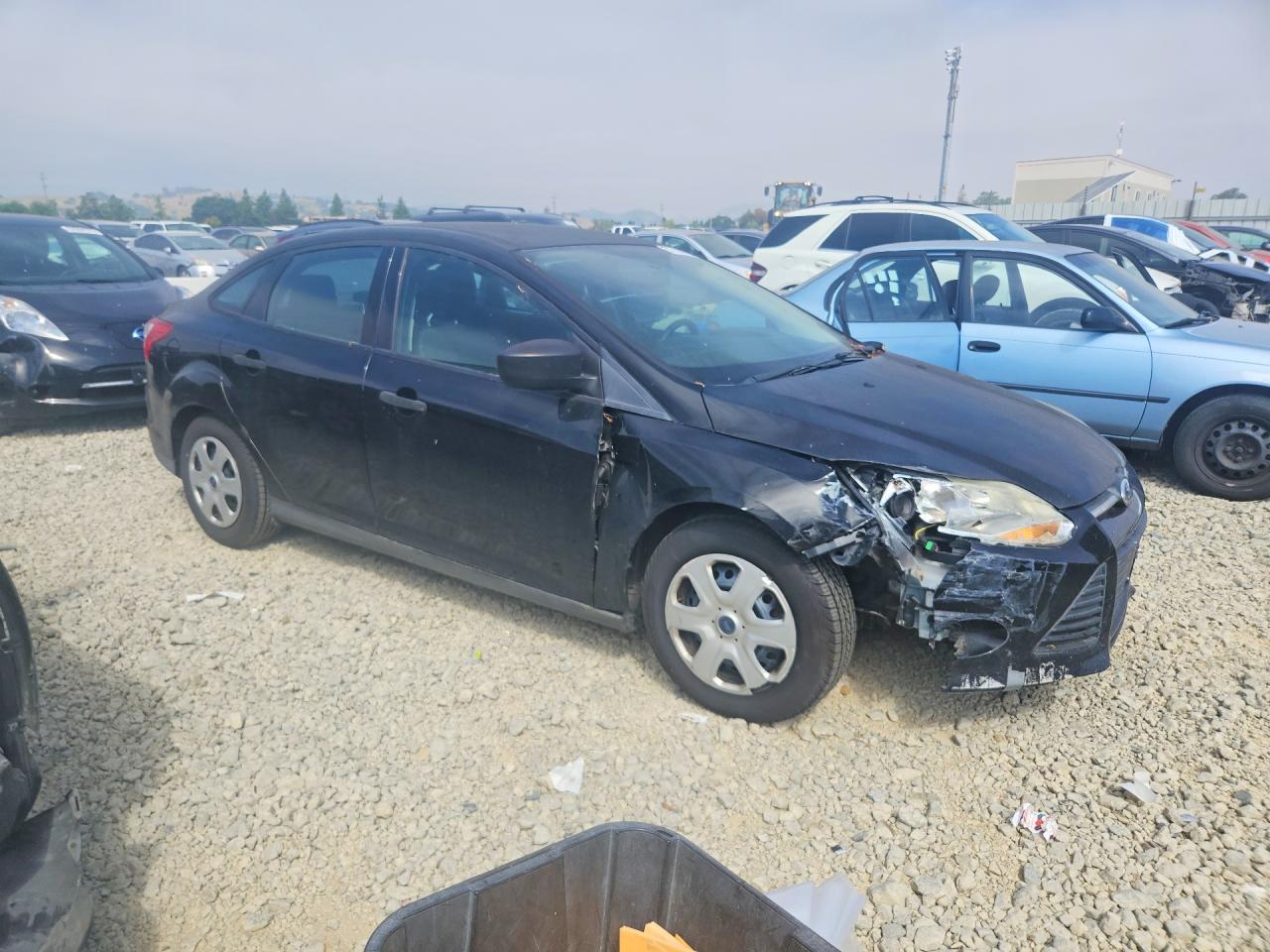 2014 Ford Focus S Black vin: 1FADP3E25EL391831