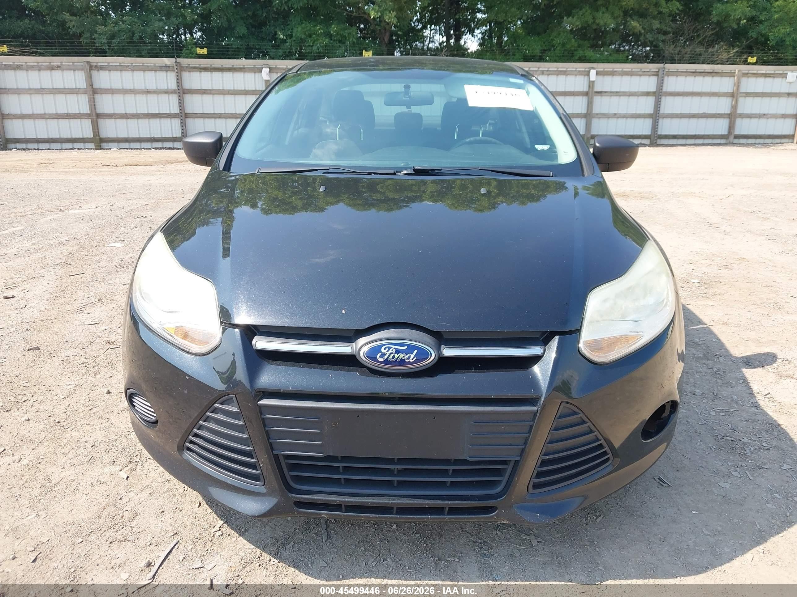 2014 Ford Focus S Black vin: 1FADP3E25EL451705