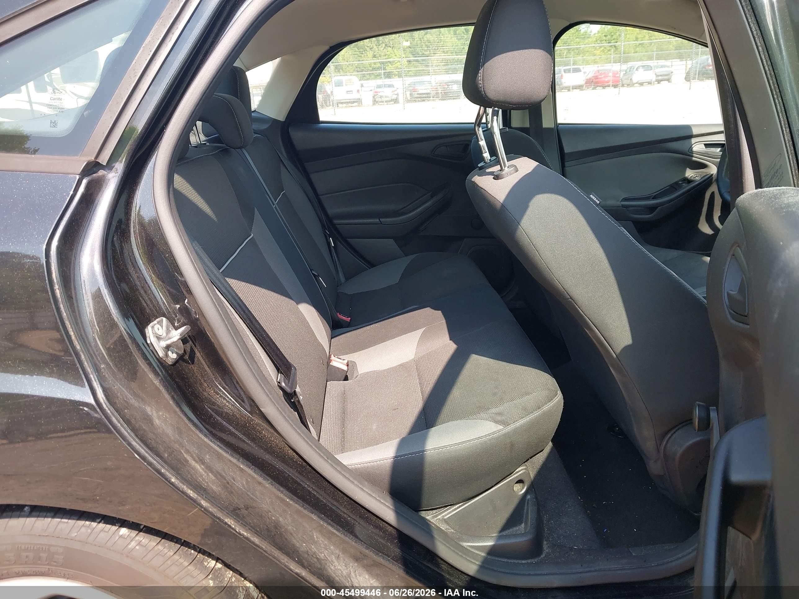 2014 Ford Focus S Black vin: 1FADP3E25EL451705