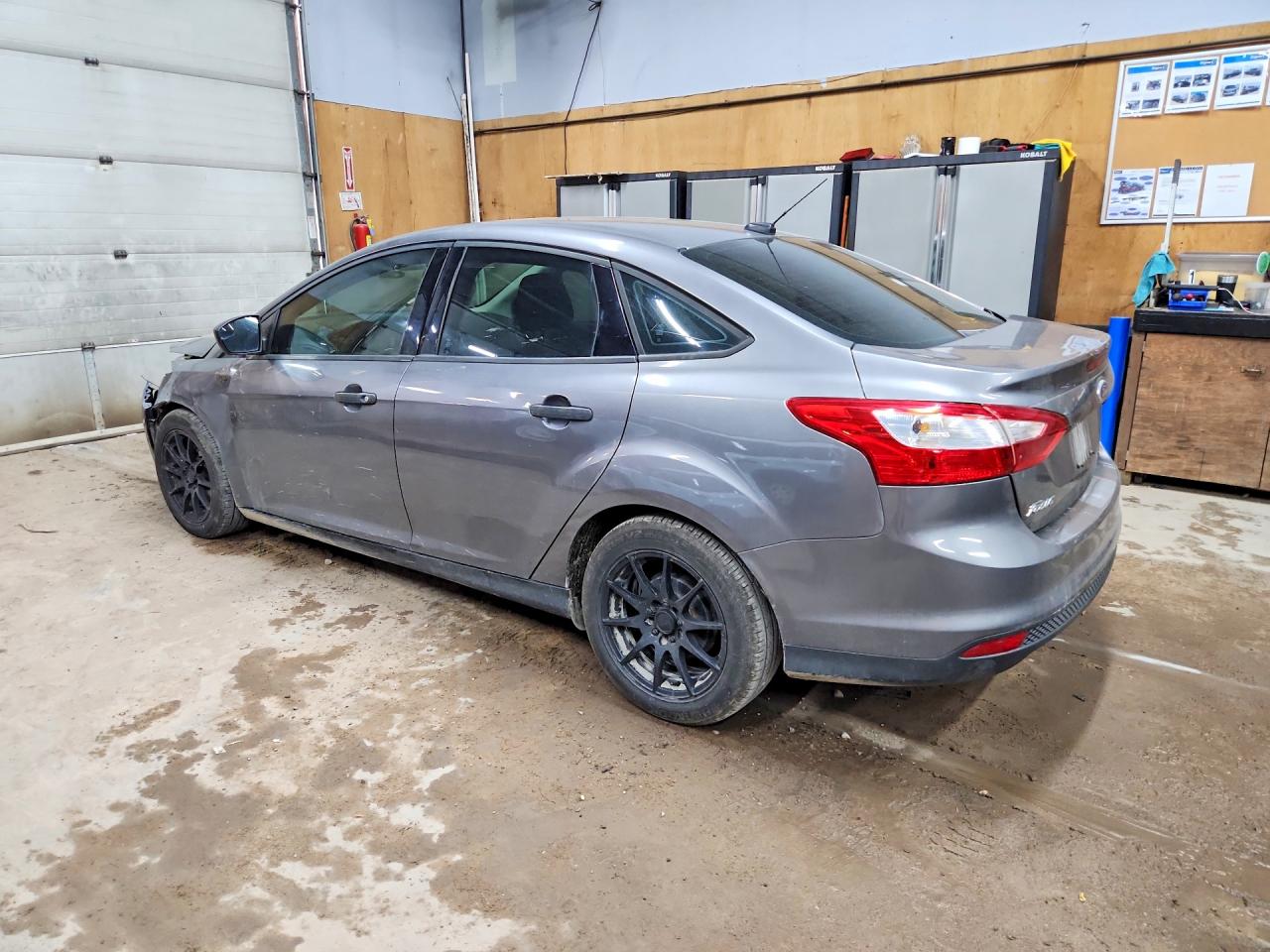 2013 Ford Focus S Gray vin: 1FADP3E26DL317705