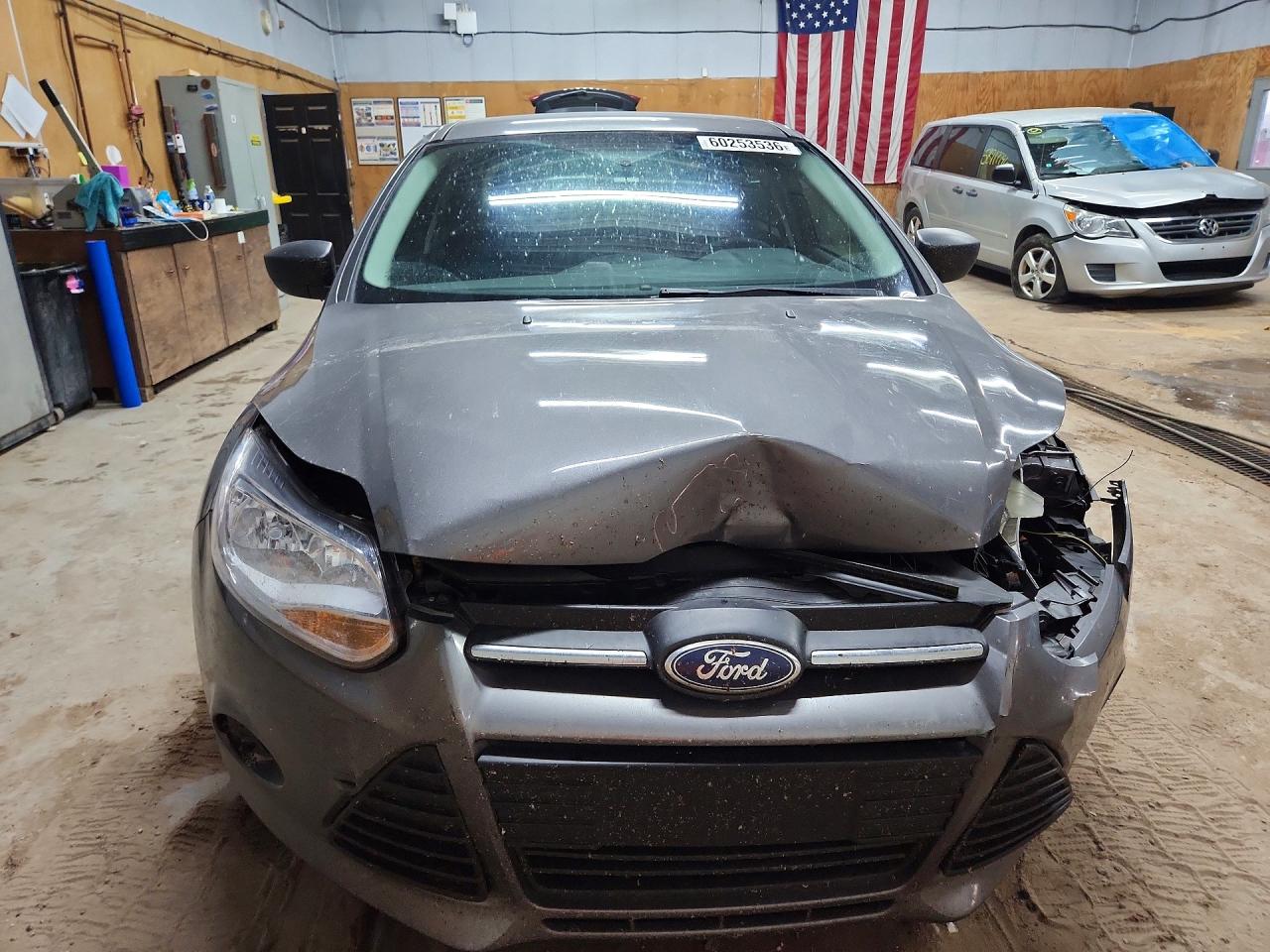 2013 Ford Focus S Gray vin: 1FADP3E26DL317705