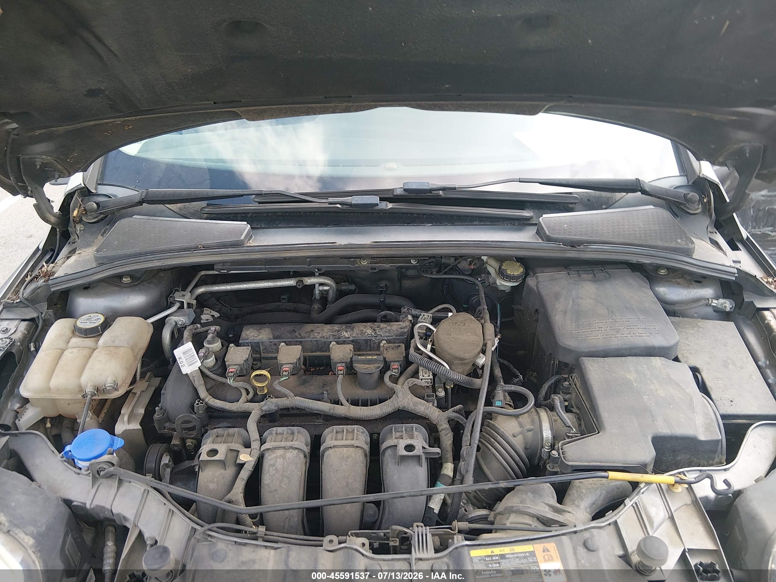 2013 Ford Focus S Серый vin: 1FADP3E26DL330728