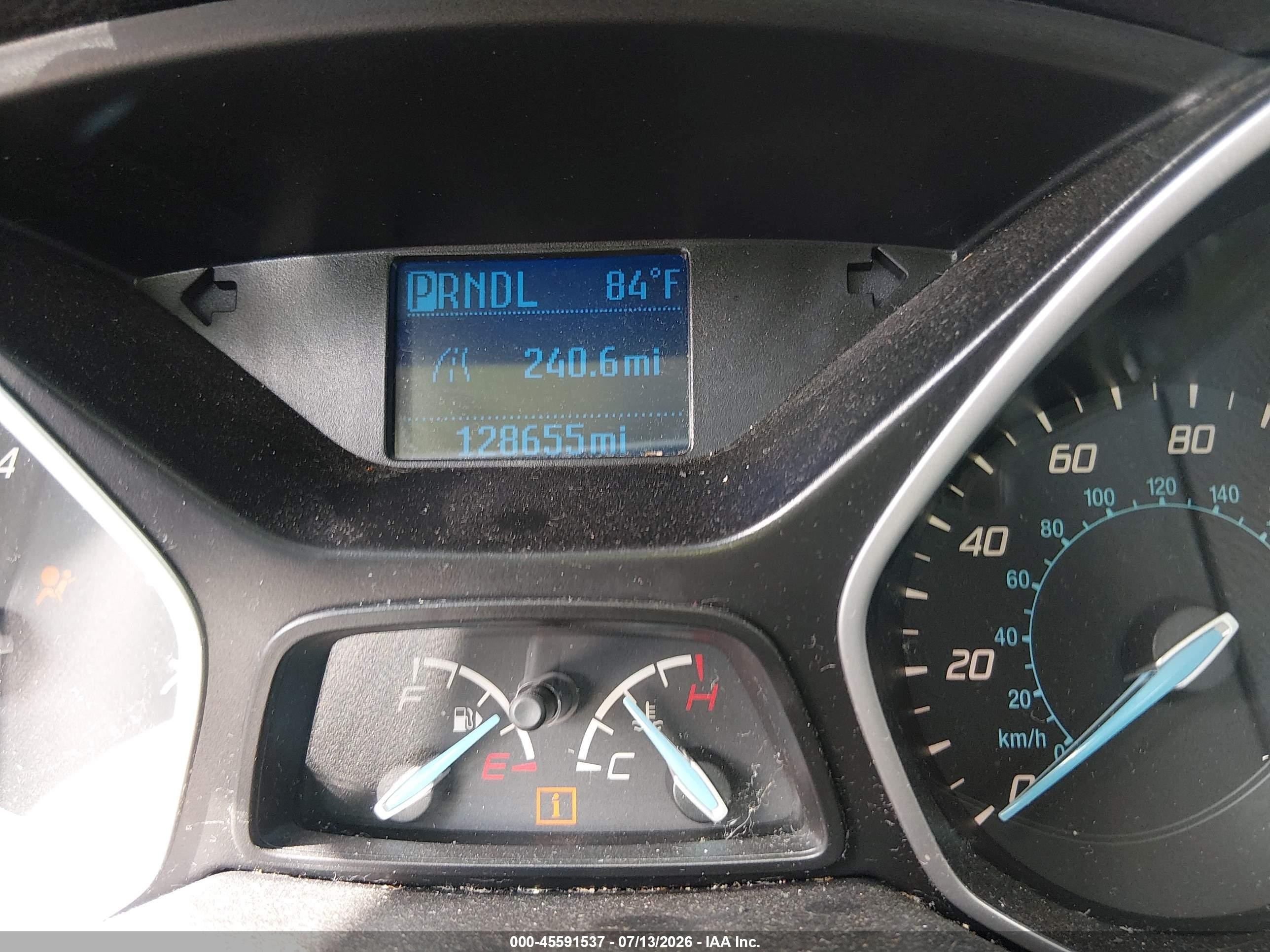 2013 Ford Focus S Серый vin: 1FADP3E26DL330728