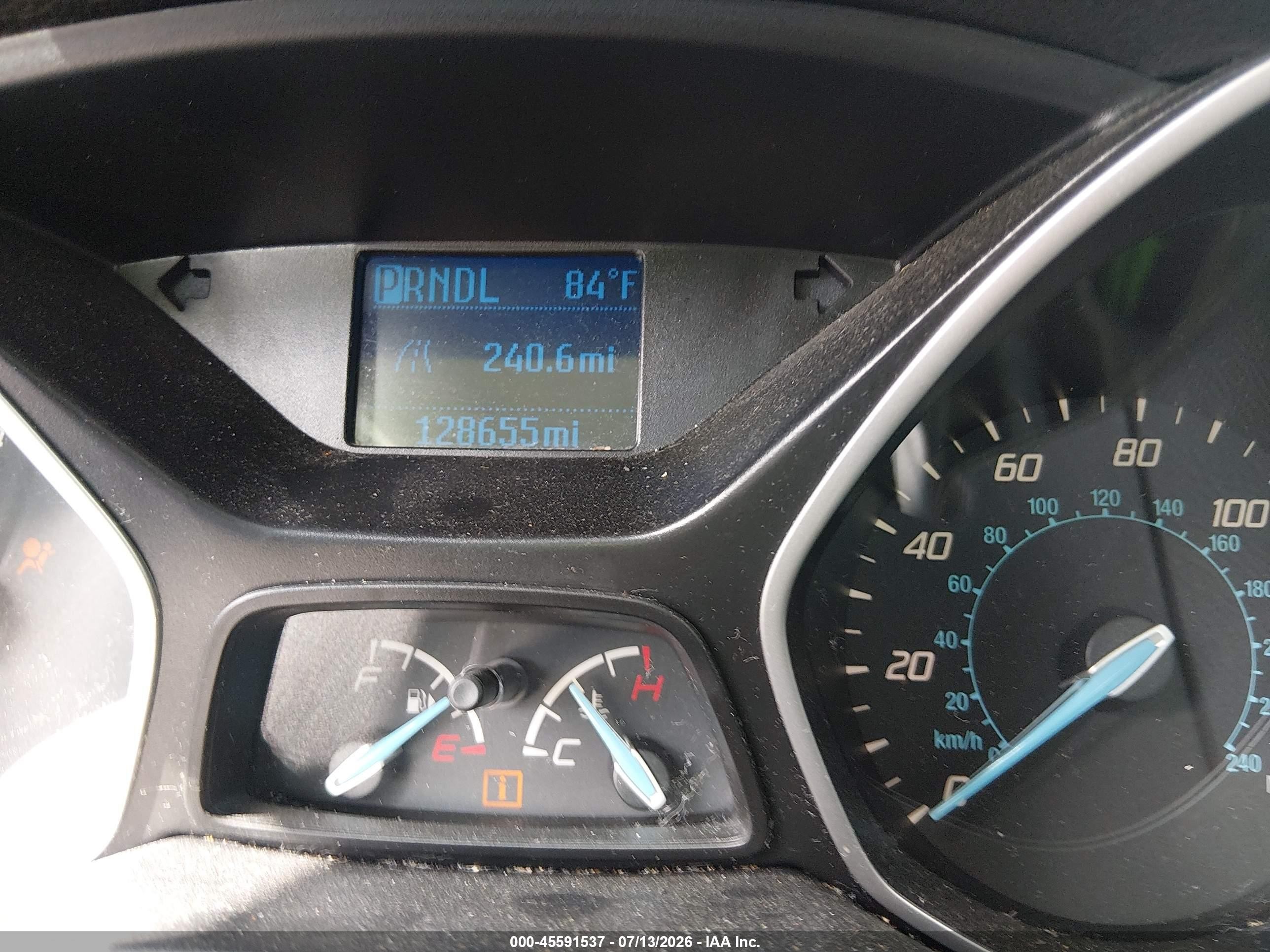 2013 Ford Focus S Серый vin: 1FADP3E26DL330728