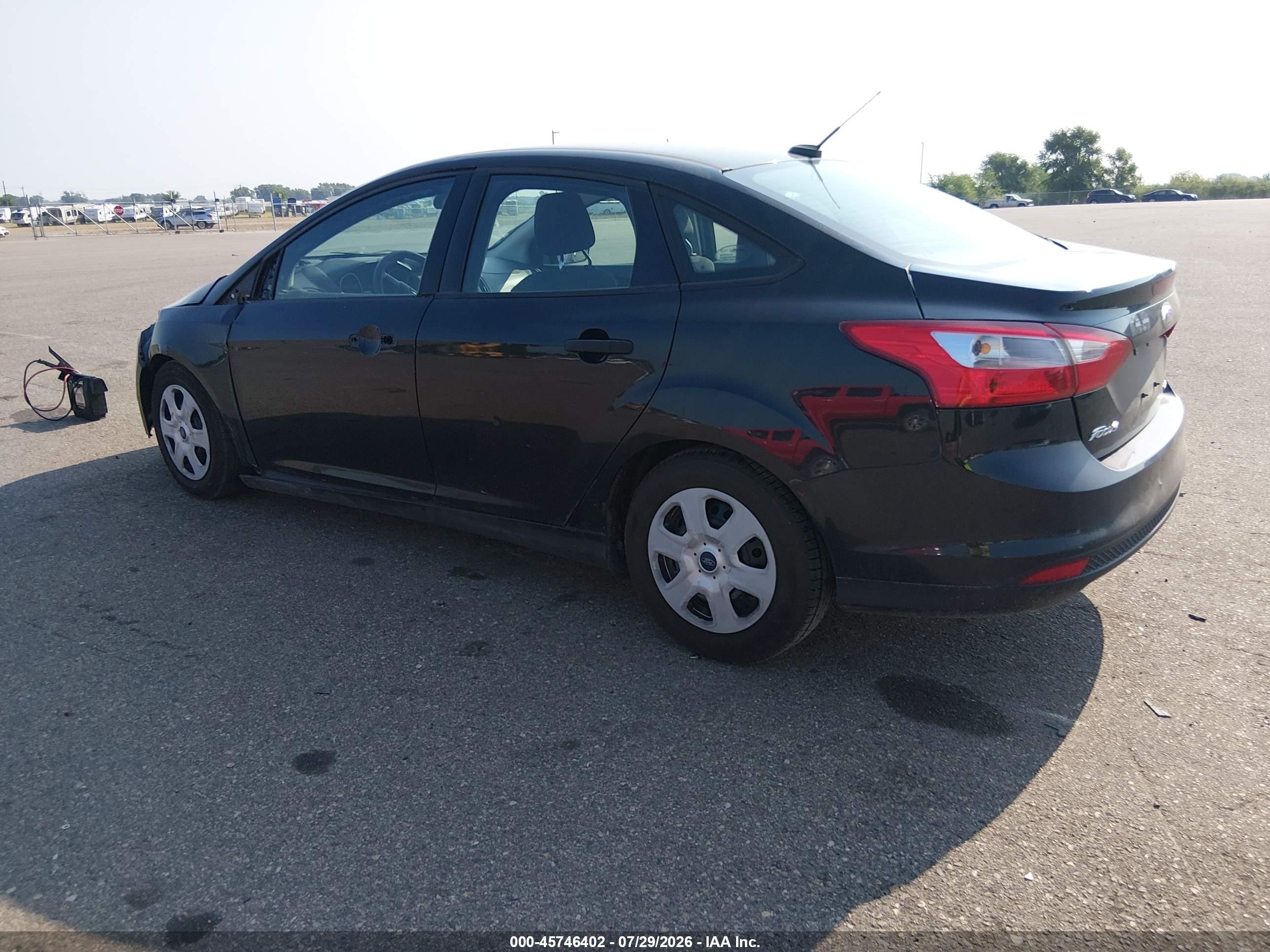 2014 Ford Focus S Black vin: 1FADP3E26EL119451