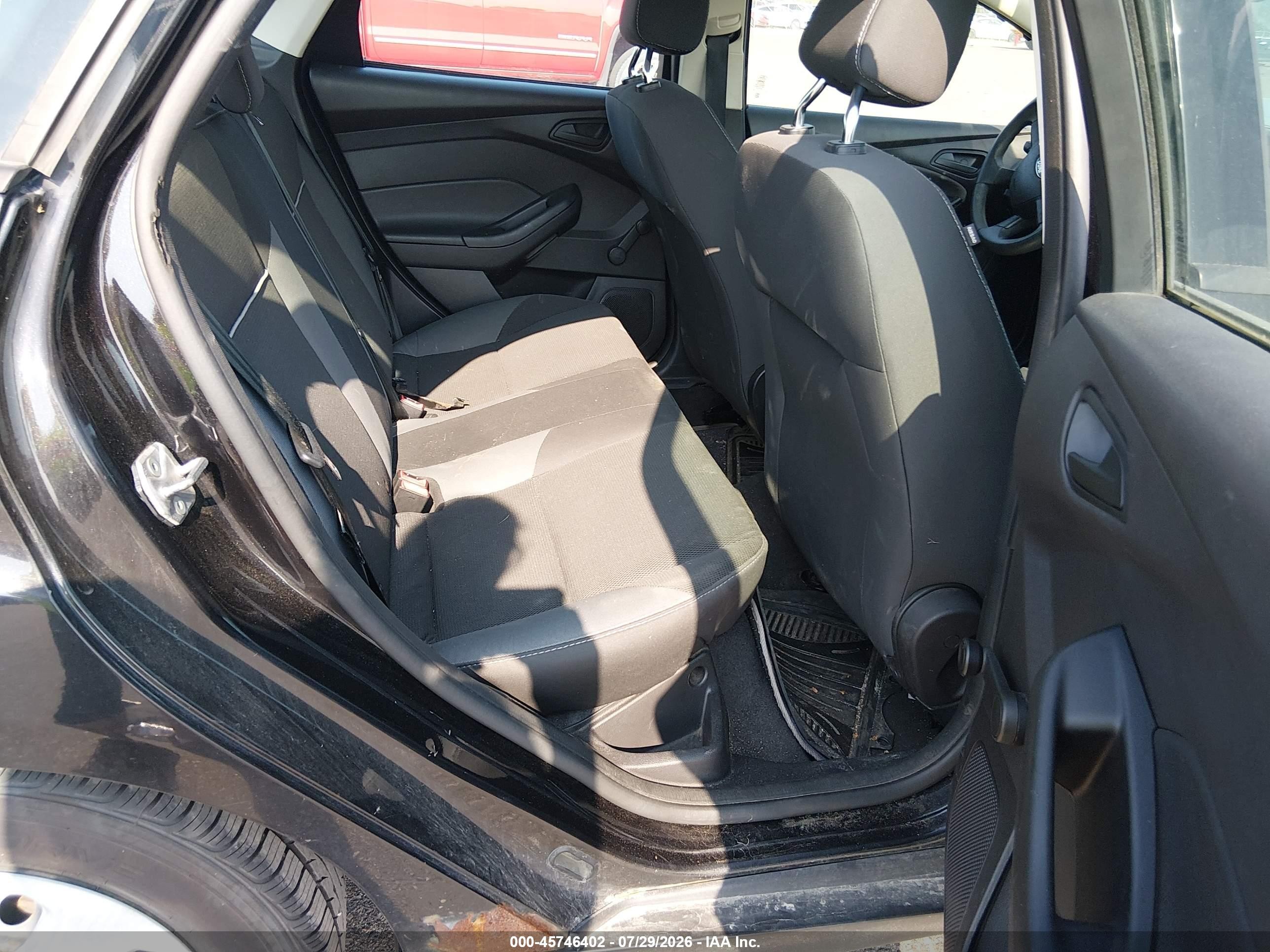 2014 Ford Focus S Black vin: 1FADP3E26EL119451