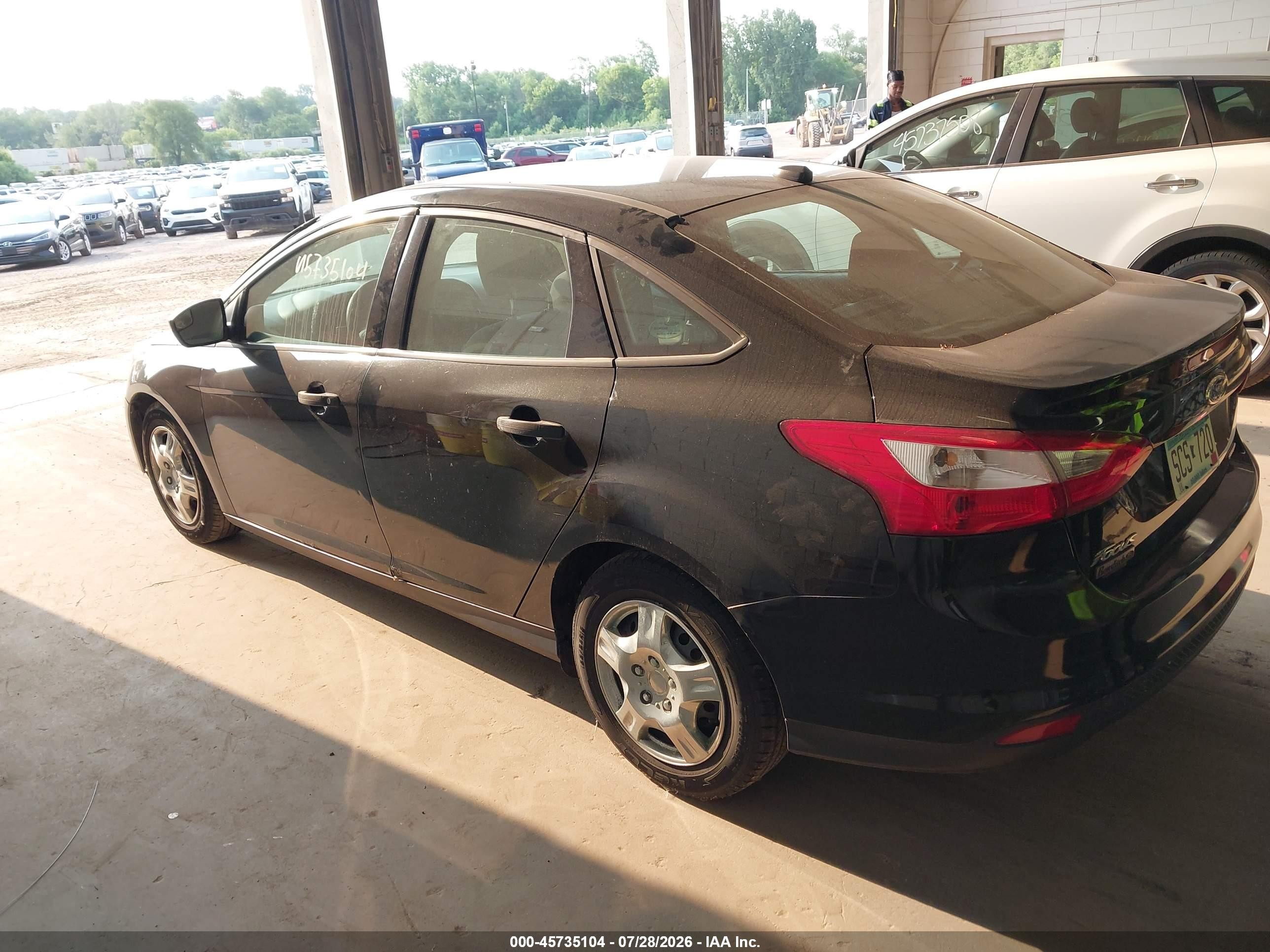 2014 Ford Focus S Gray vin: 1FADP3E26EL369076
