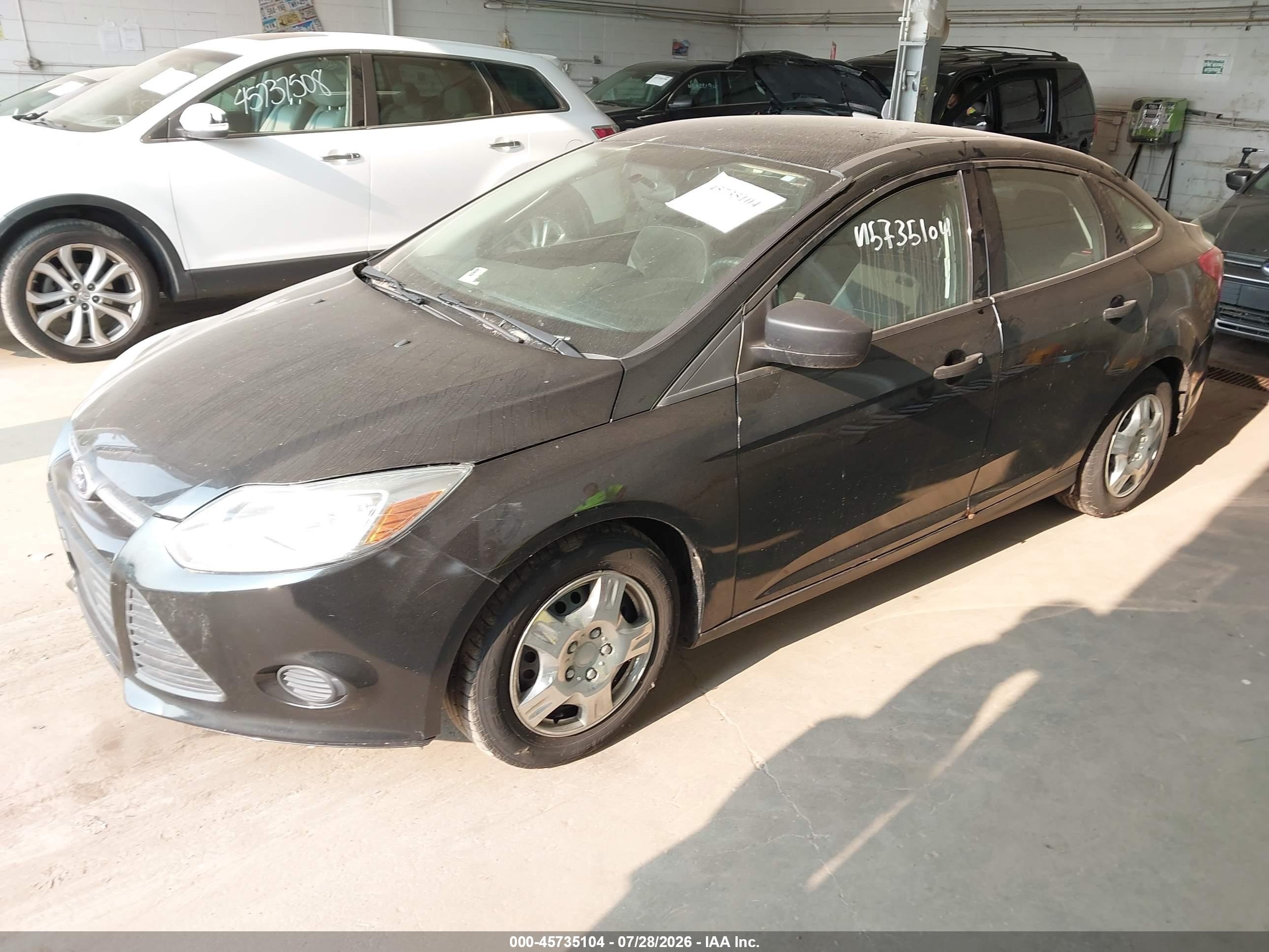 2014 Ford Focus S Gray vin: 1FADP3E26EL369076
