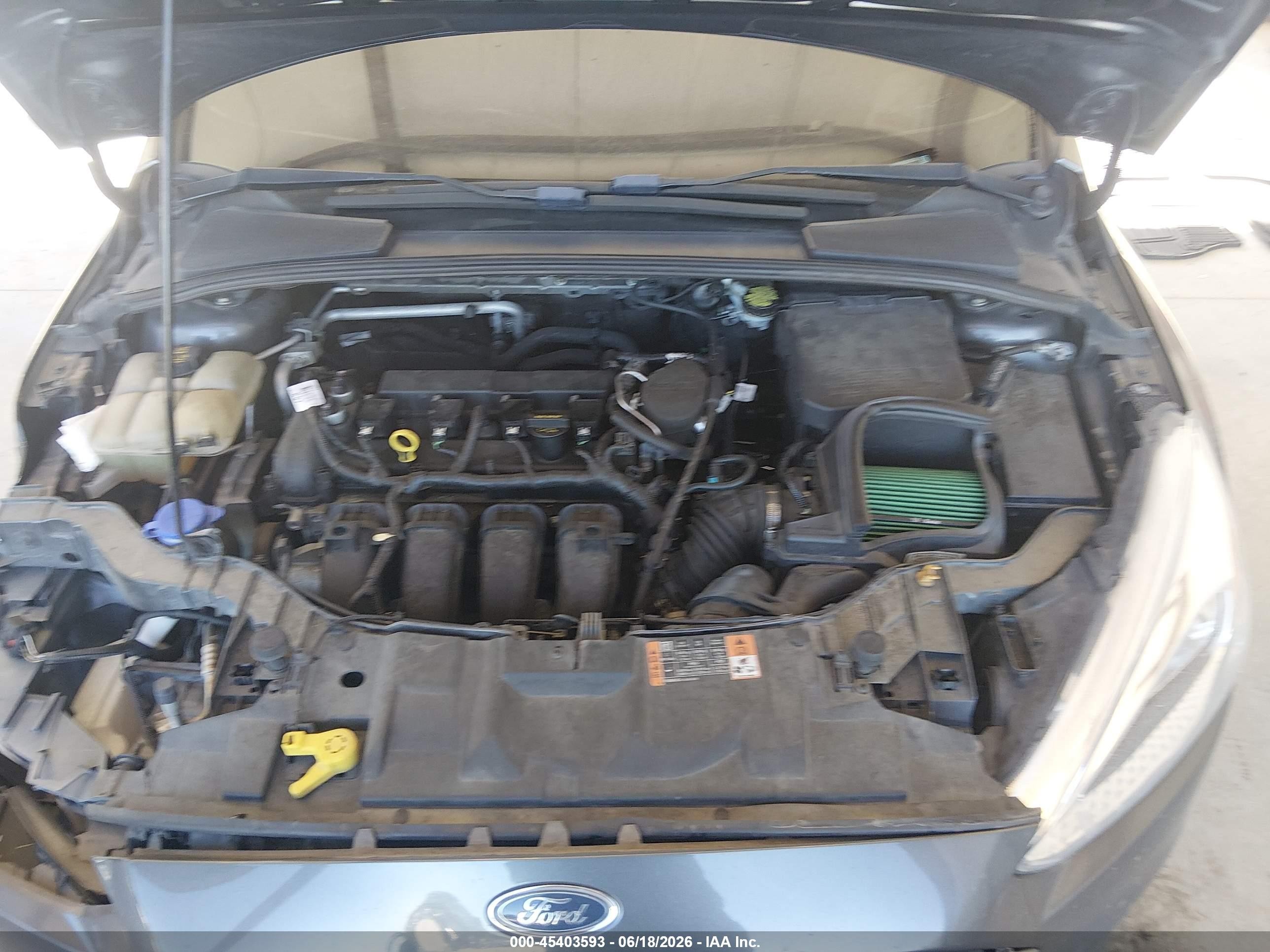 2015 Ford Focus S Gray vin: 1FADP3E26FL281730