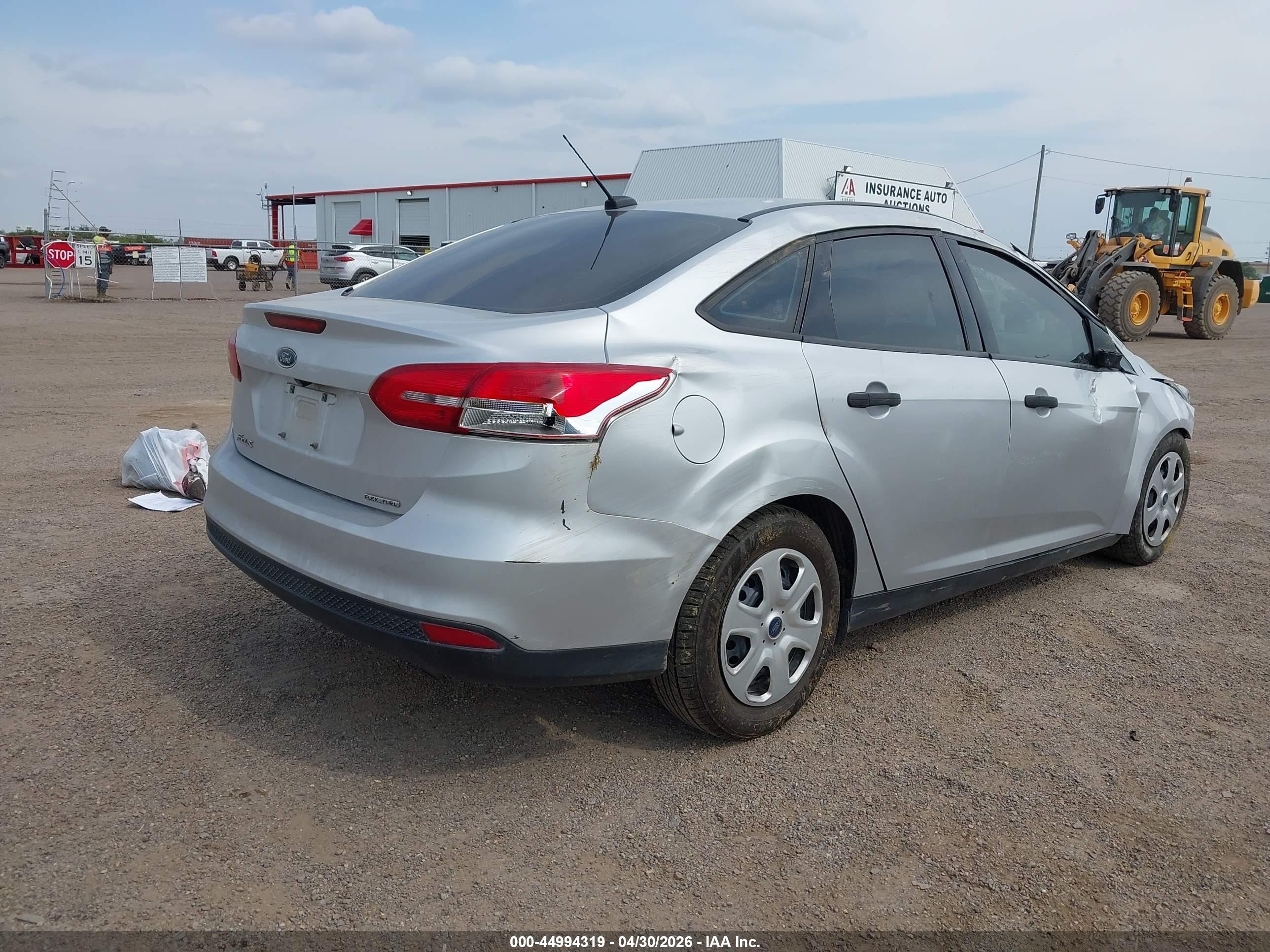 2015 Ford Focus S Silver vin: 1FADP3E26FL299676