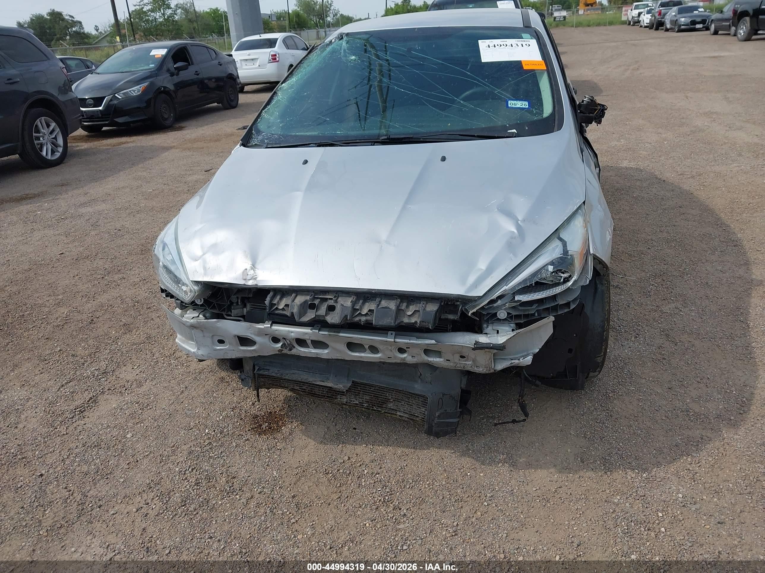 2015 Ford Focus S Silver vin: 1FADP3E26FL299676