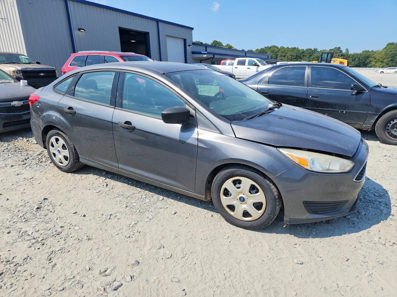 2016 Ford Focus S Gray vin: 1FADP3E26GL241407