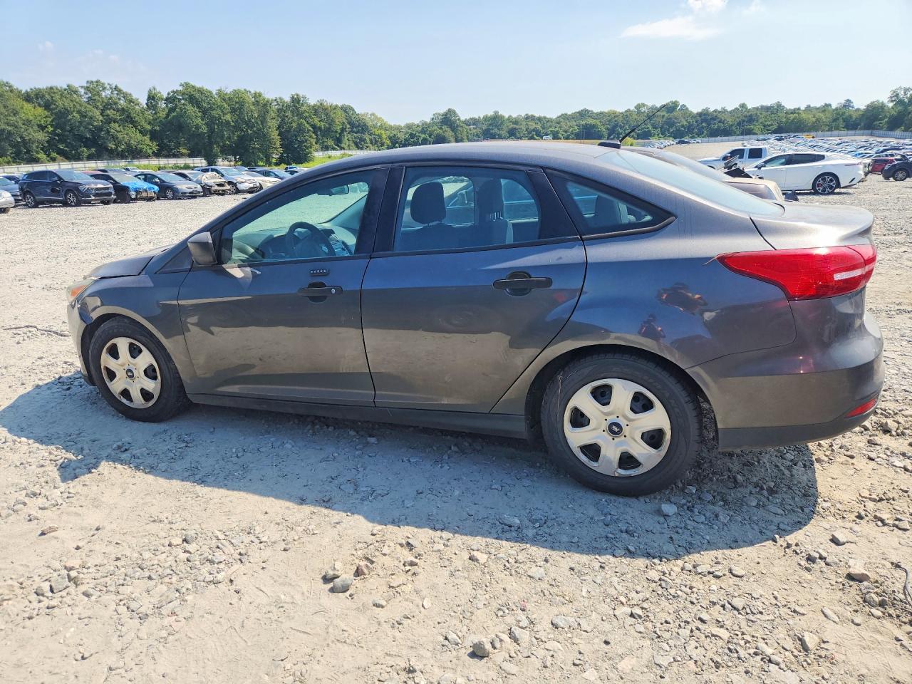 2016 Ford Focus S Gray vin: 1FADP3E26GL241407