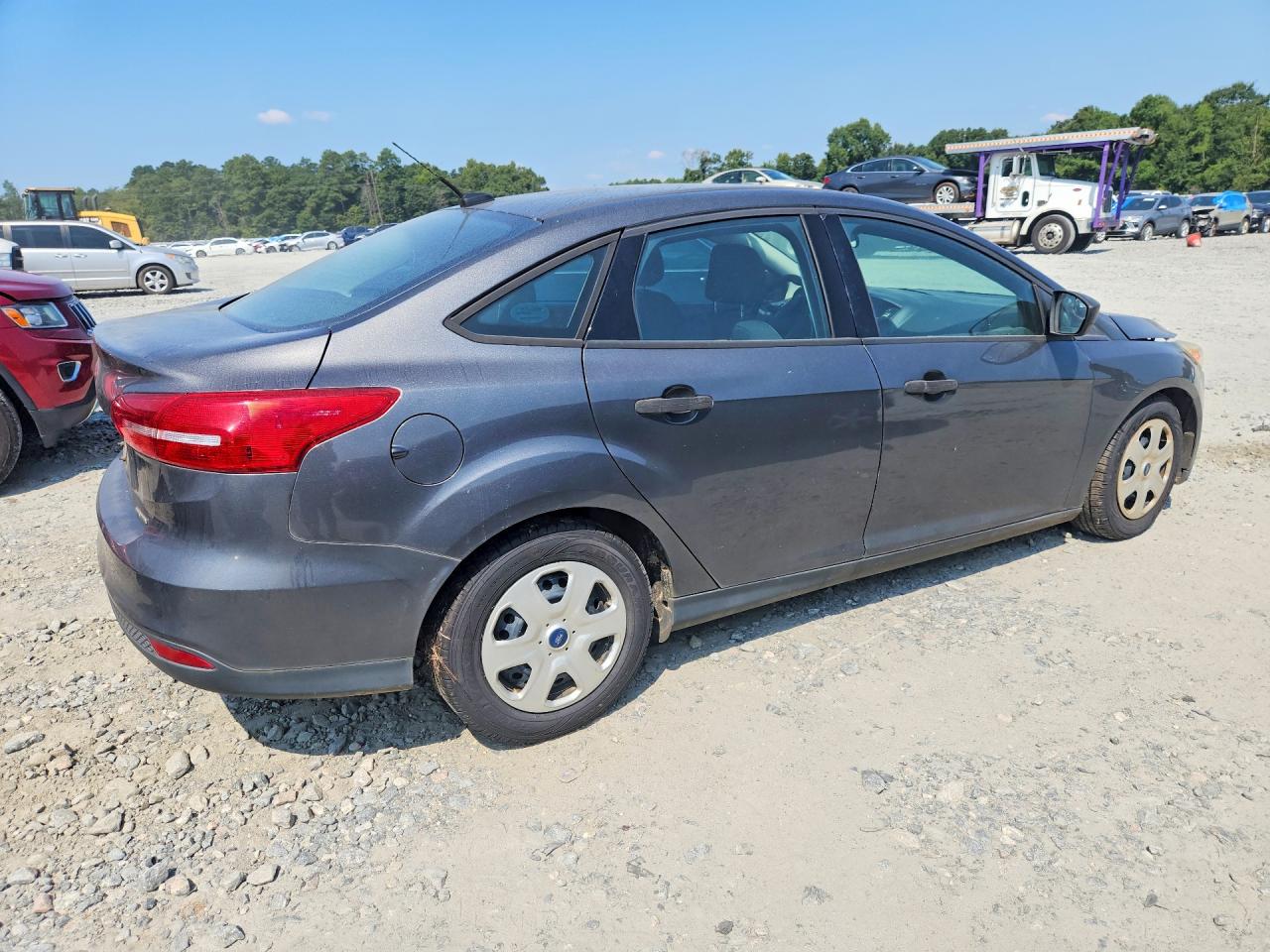 2016 Ford Focus S Gray vin: 1FADP3E26GL241407