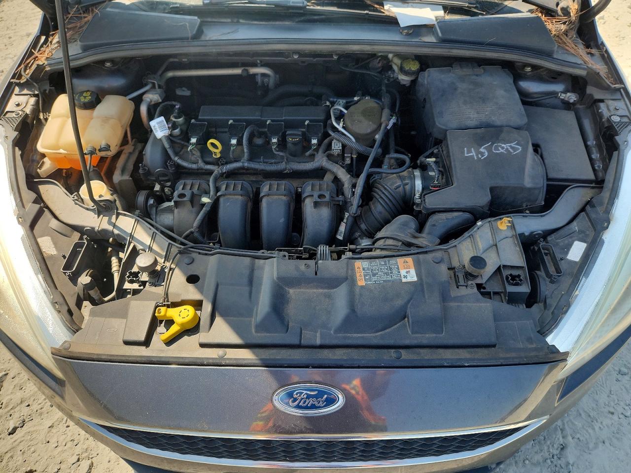 2016 Ford Focus S Gray vin: 1FADP3E26GL241407