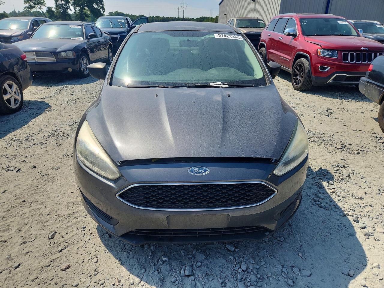 2016 Ford Focus S Gray vin: 1FADP3E26GL241407