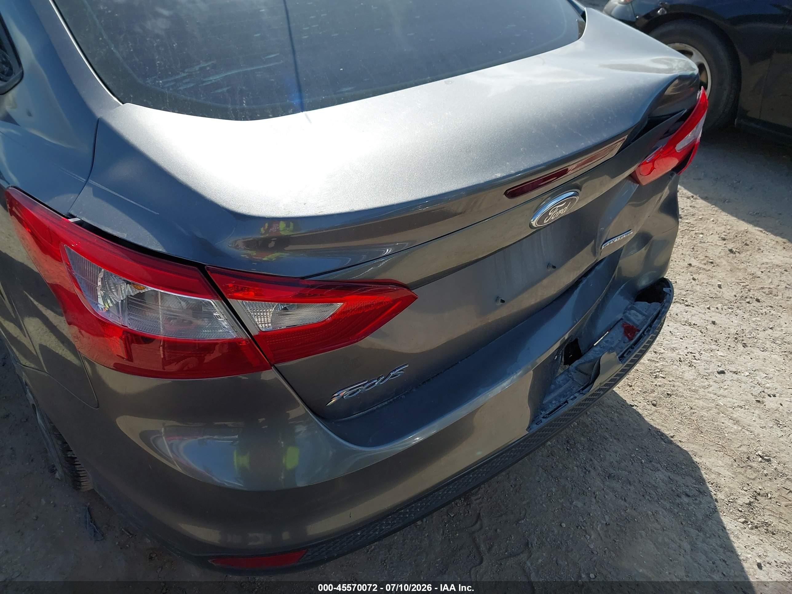 2014 Ford Focus S Gray vin: 1FADP3E27EL254051