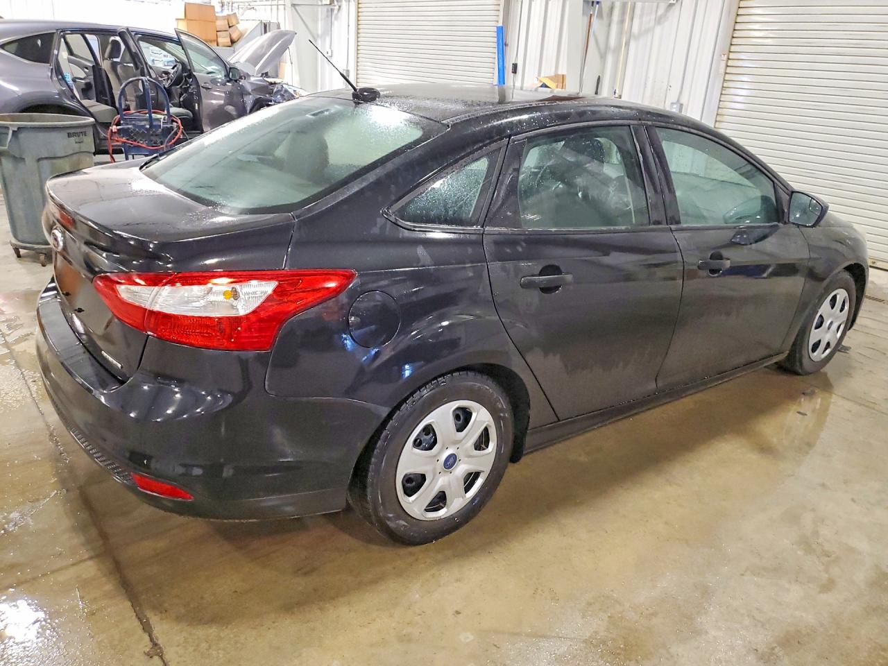 2014 Ford Focus S Black vin: 1FADP3E27EL330707