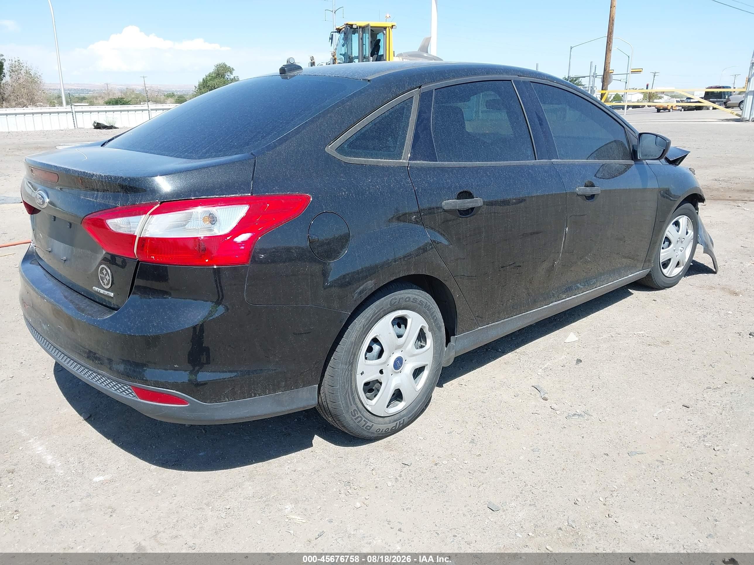2014 Ford Focus S Black vin: 1FADP3E27EL372438