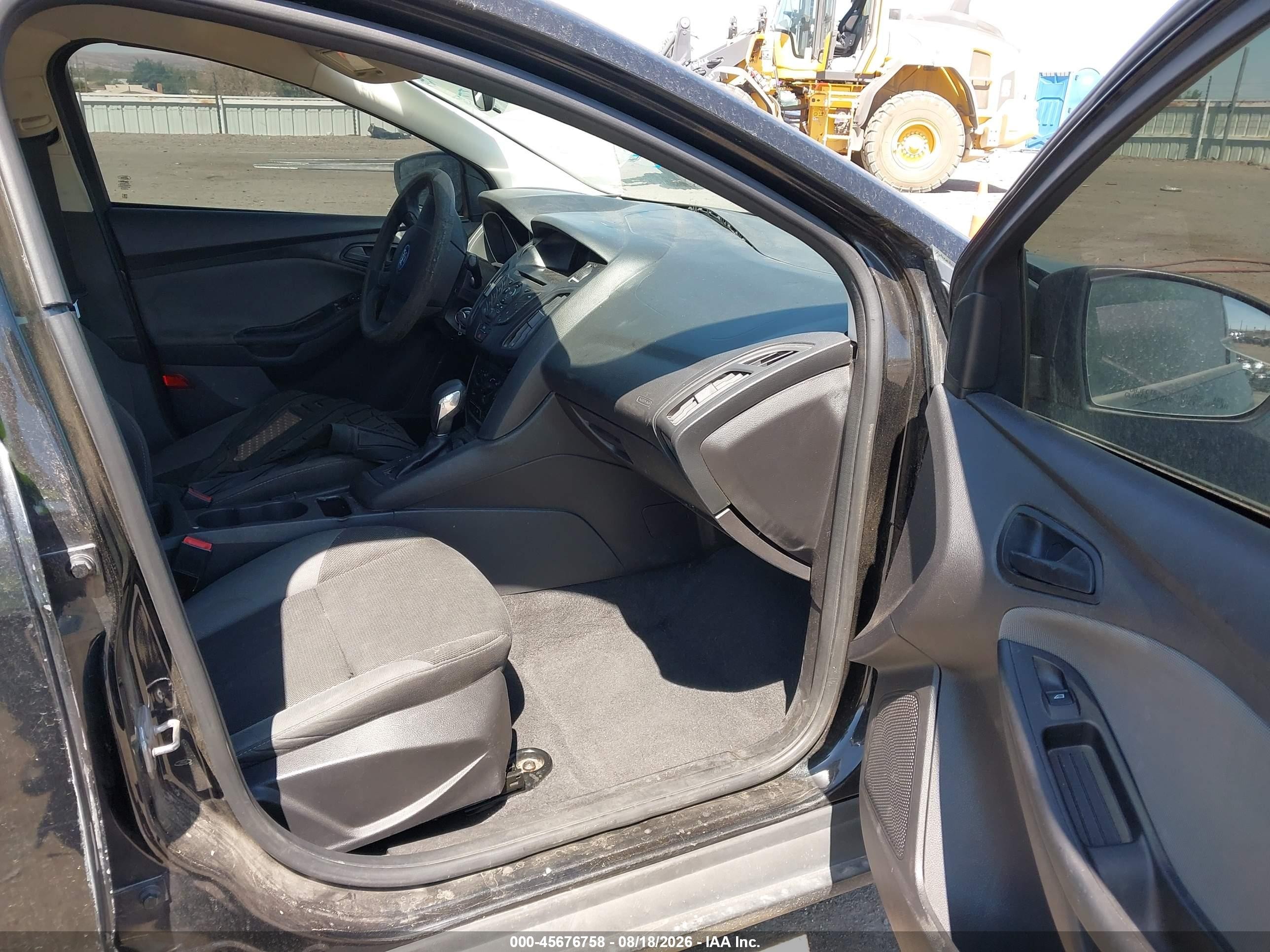 2014 Ford Focus S Black vin: 1FADP3E27EL372438