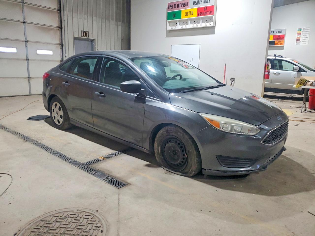 2015 Ford Focus S Charcoal vin: 1FADP3E27FL272759