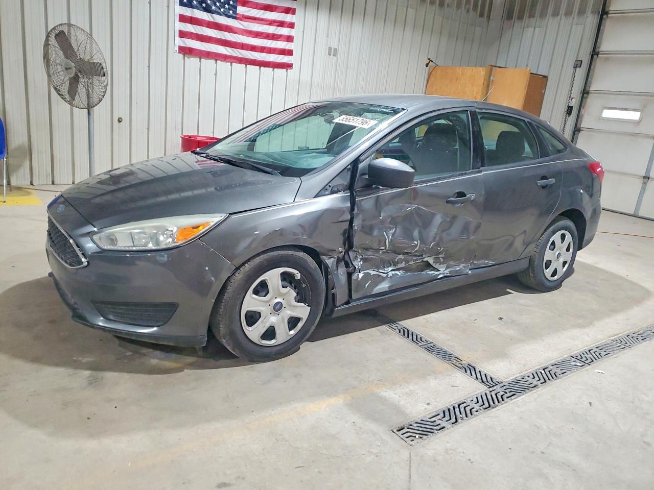 2015 Ford Focus S Charcoal vin: 1FADP3E27FL272759