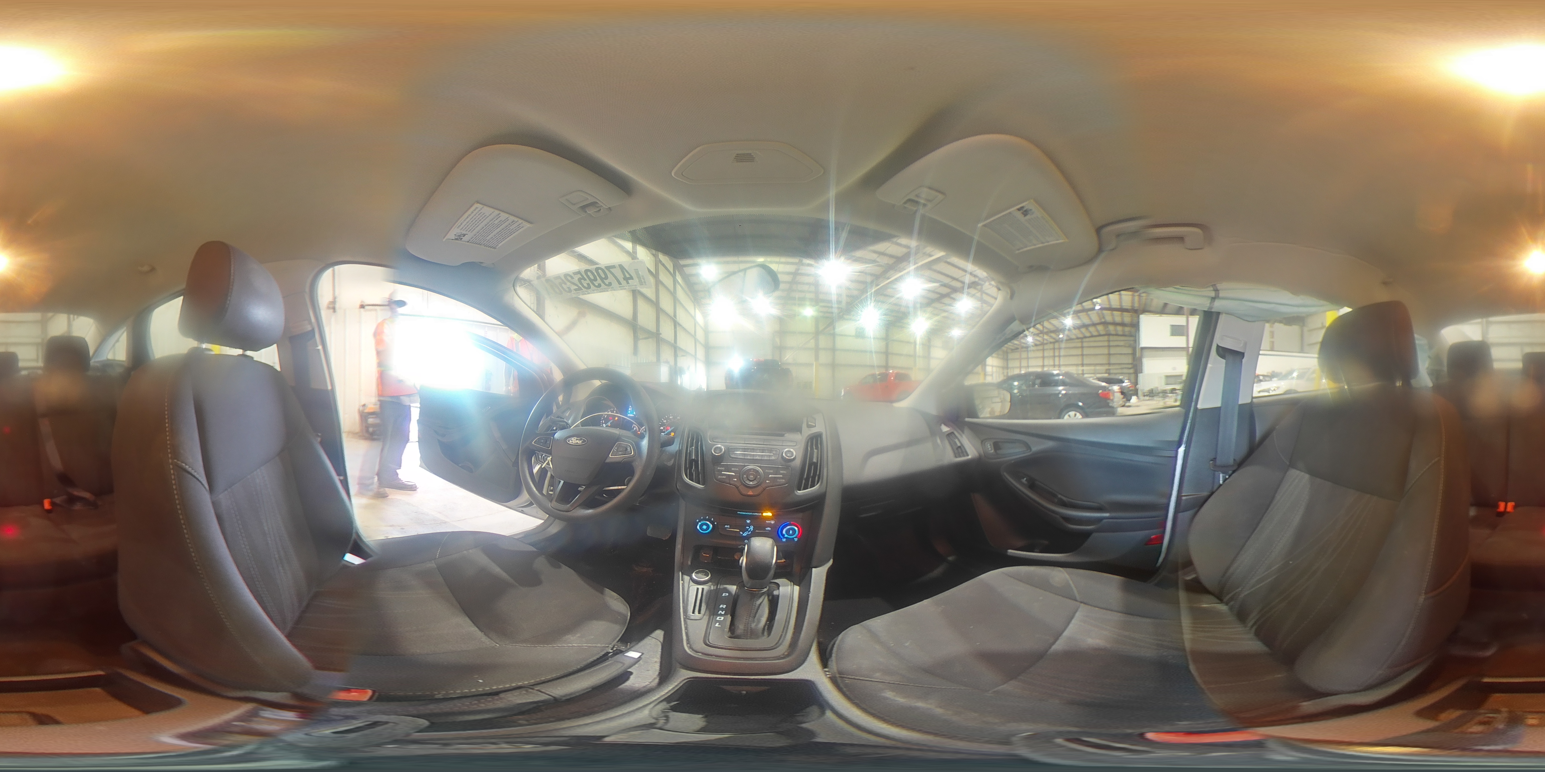 2015 Ford Focus S Gray vin: 1FADP3E27FL323161