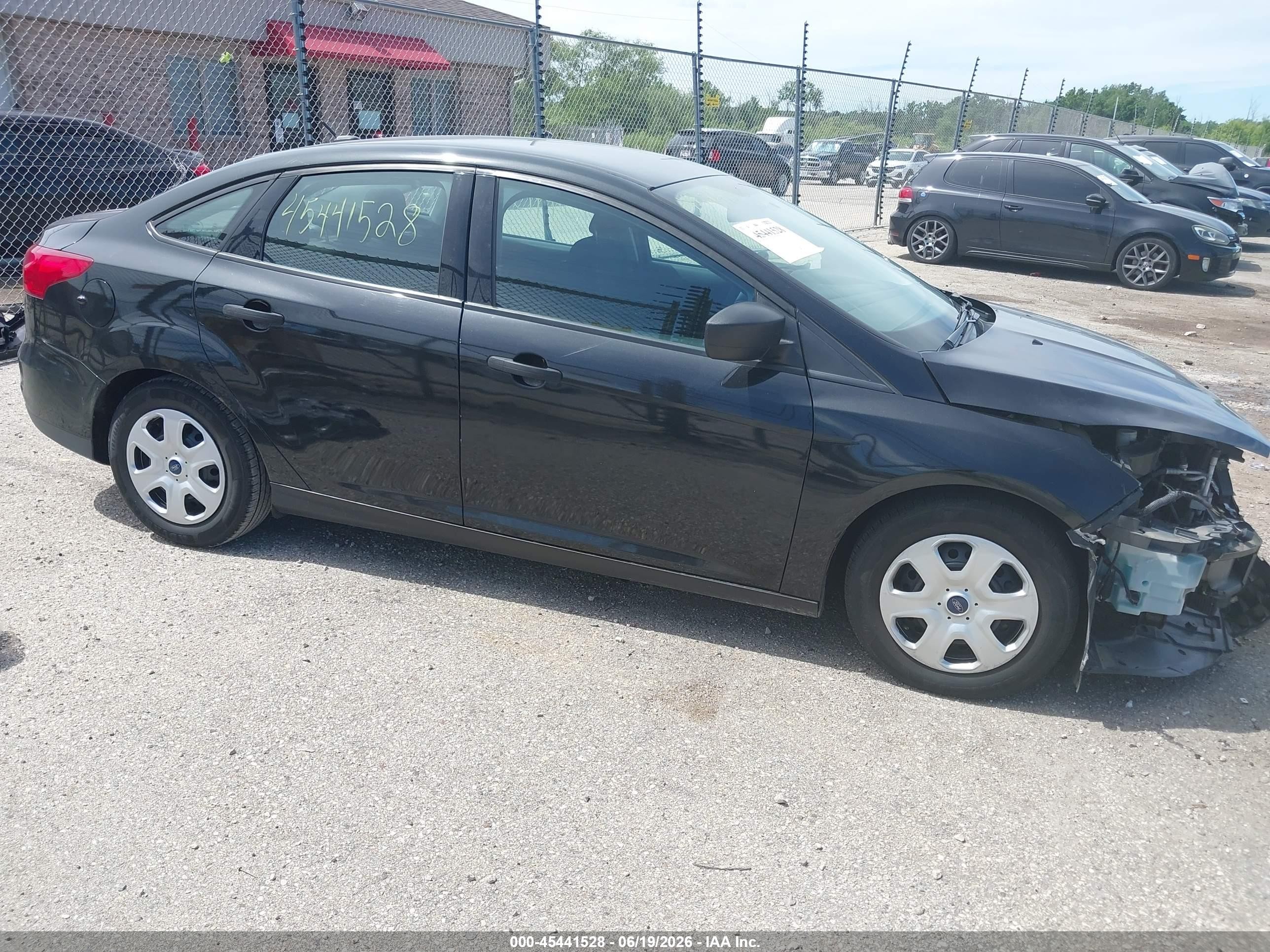 2015 Ford Focus S Black vin: 1FADP3E27FL340445
