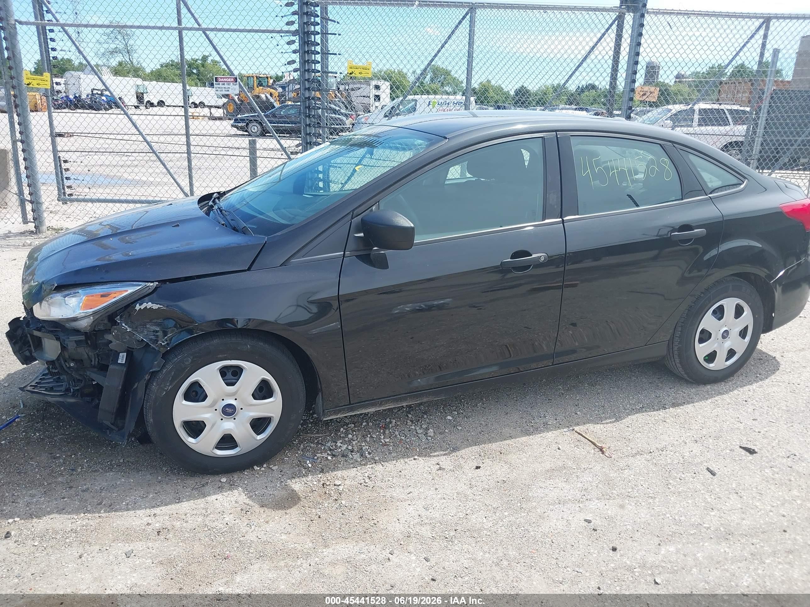 2015 Ford Focus S Black vin: 1FADP3E27FL340445