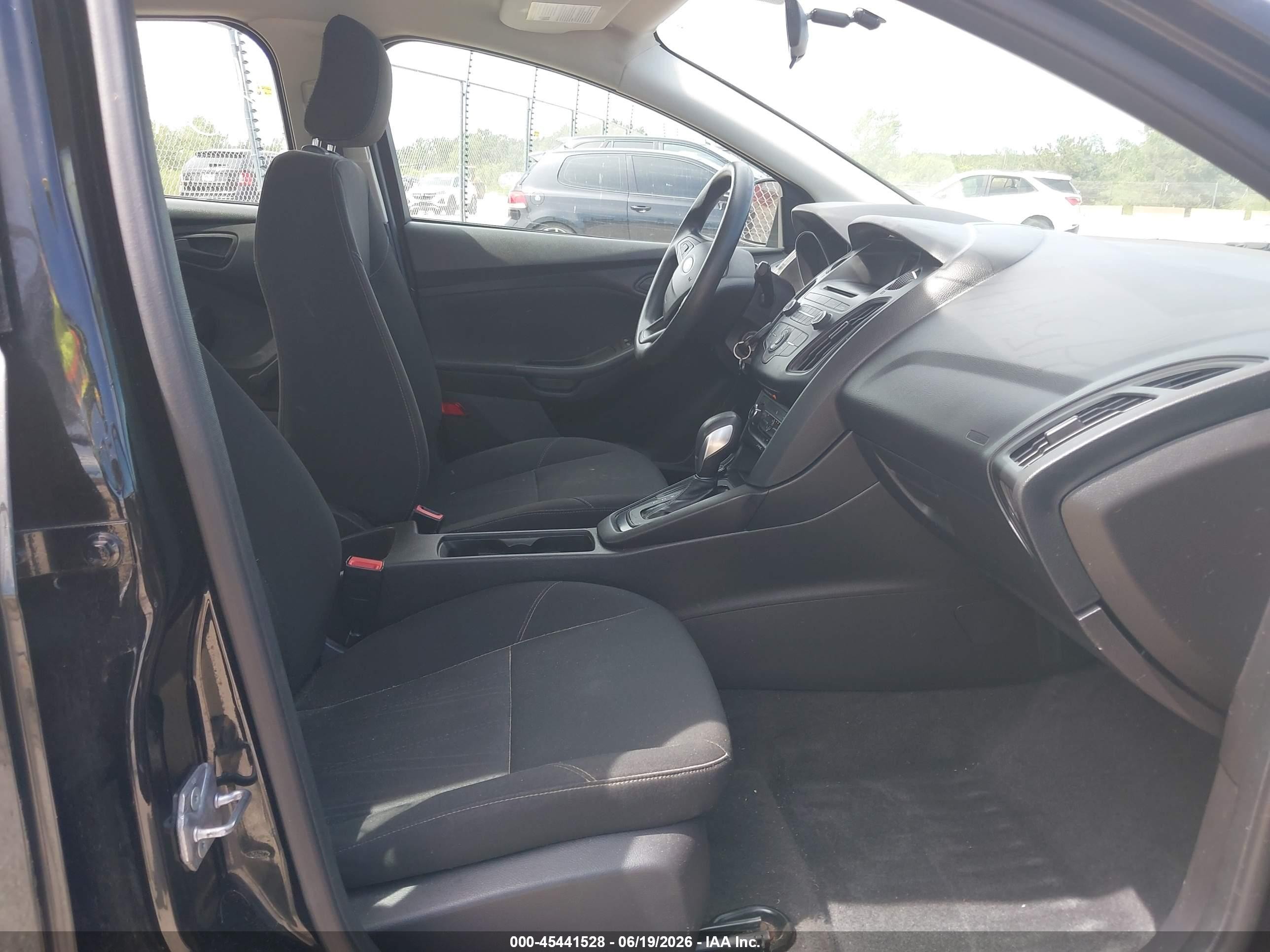 2015 Ford Focus S Black vin: 1FADP3E27FL340445