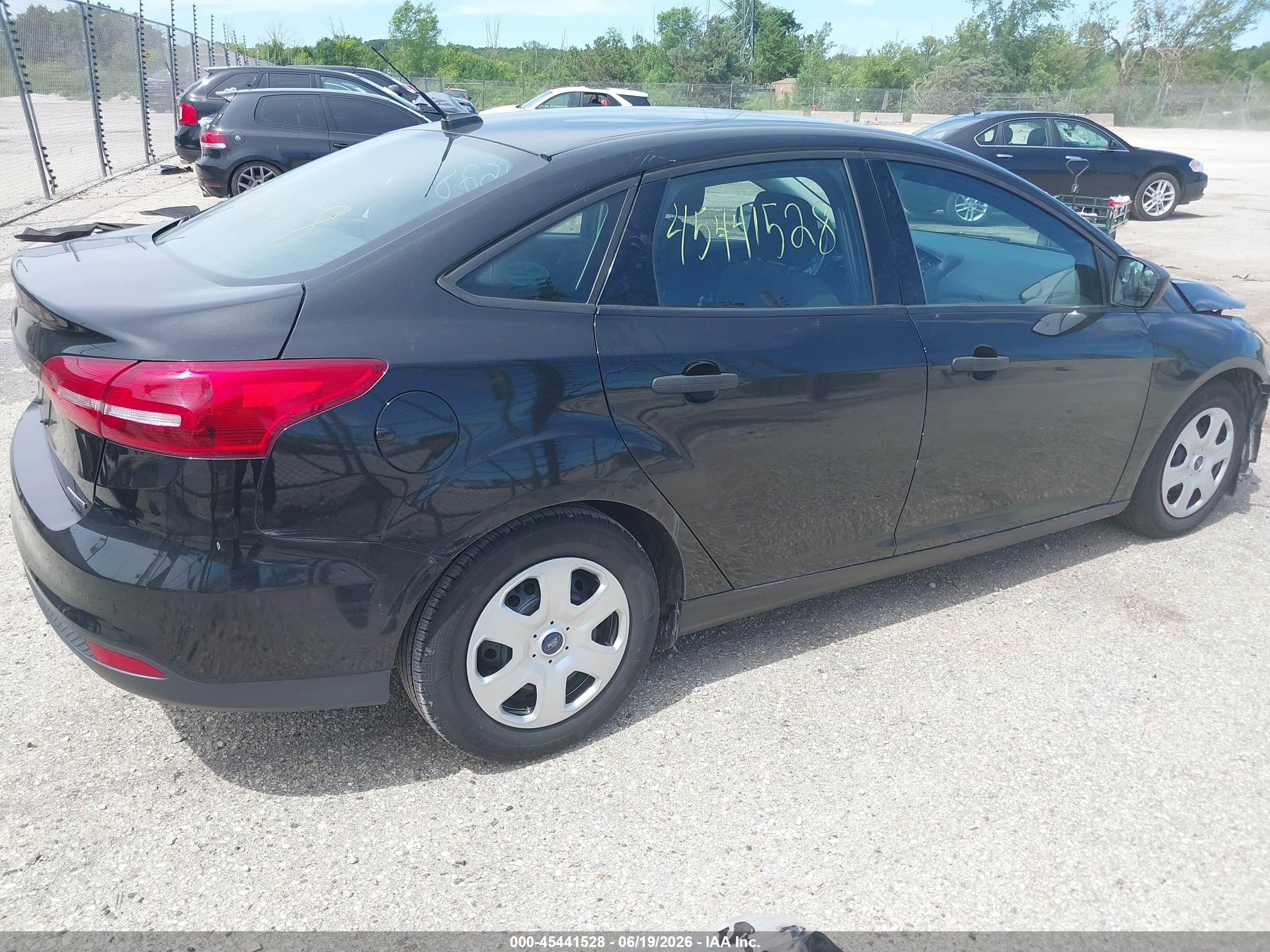 2015 Ford Focus S Black vin: 1FADP3E27FL340445