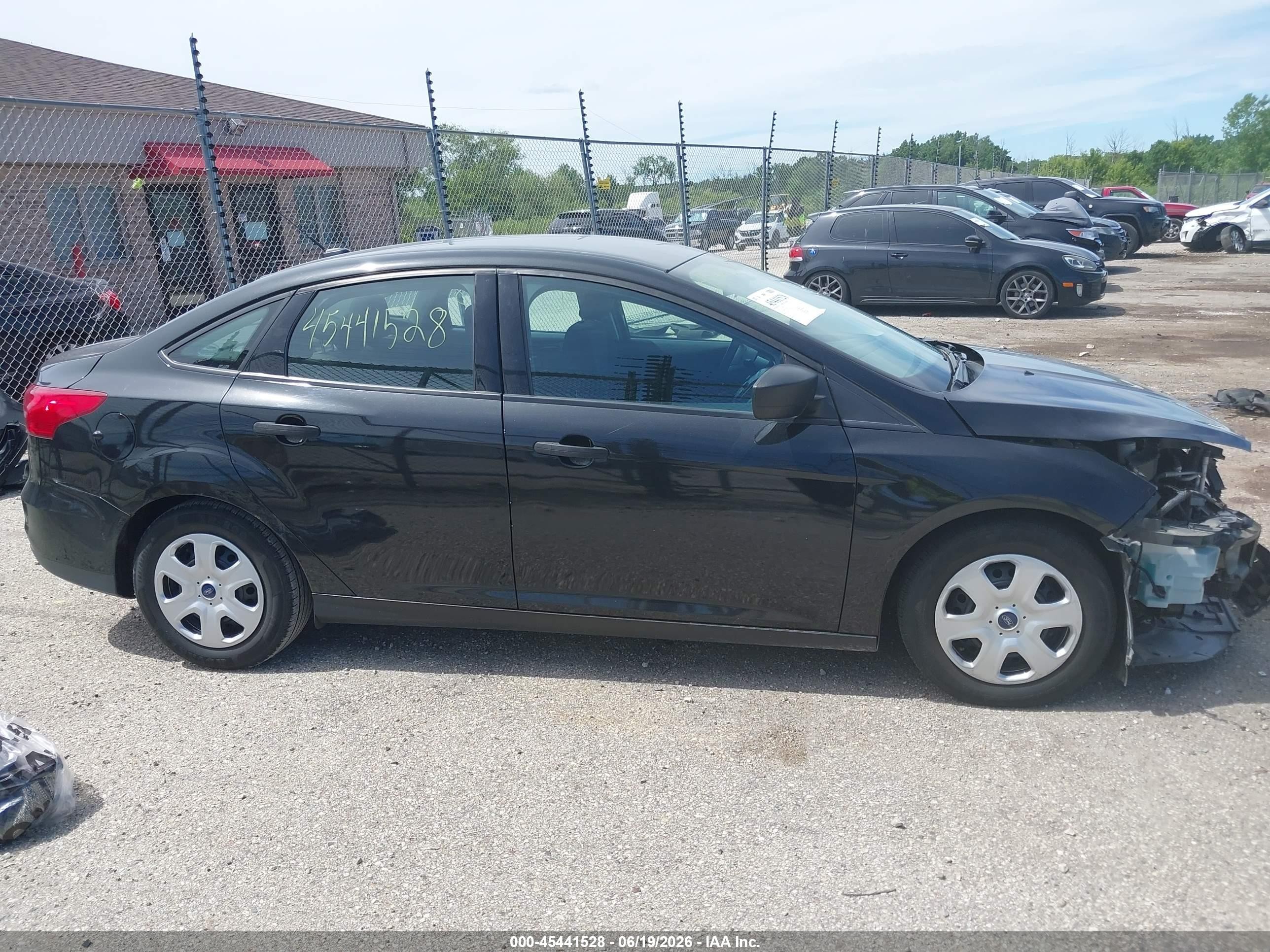 2015 Ford Focus S Black vin: 1FADP3E27FL340445